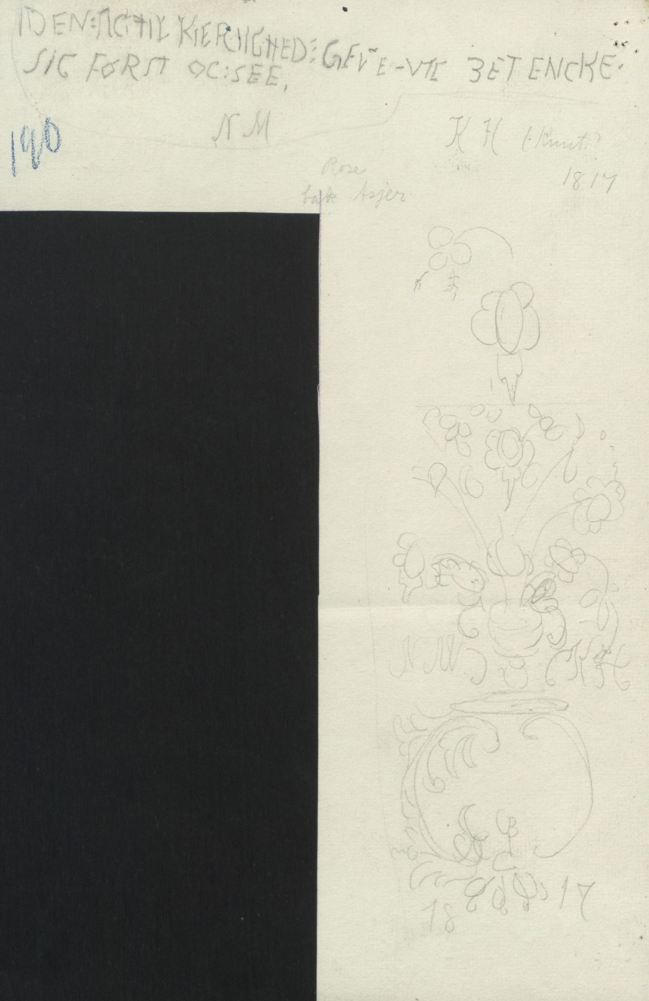Rikard Berge, TEMU/TGM-A-1003/F/L0004/0053: 101-159 / 157 Manuskript, notatar, brev o.a. Nokre leiker, manuskript, 1906-1908, p. 190