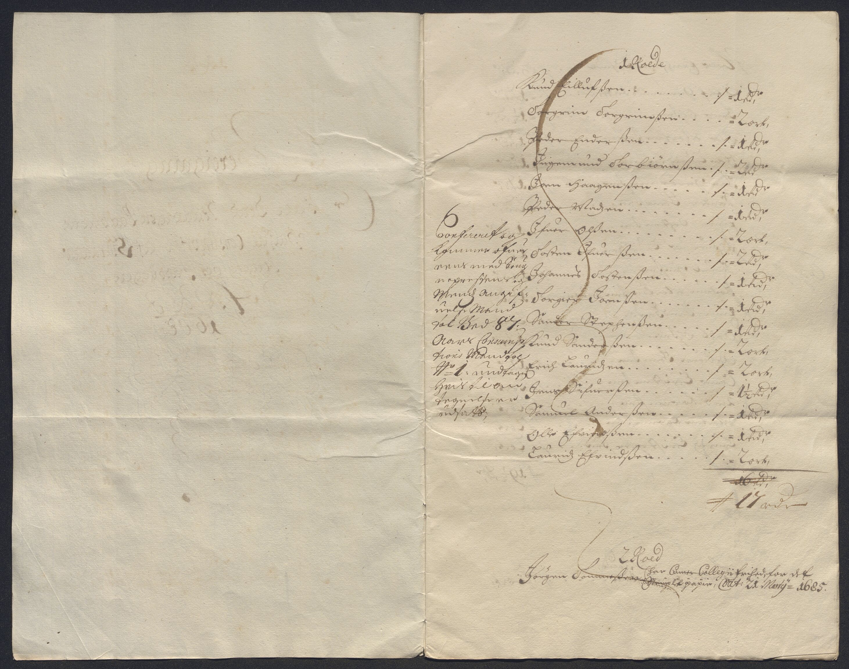 Rentekammeret inntil 1814, Reviderte regnskaper, Byregnskaper, AV/RA-EA-4066/R/Ro/L0302: [O4] Kontribusjonsregnskap, 1687-1711, p. 20