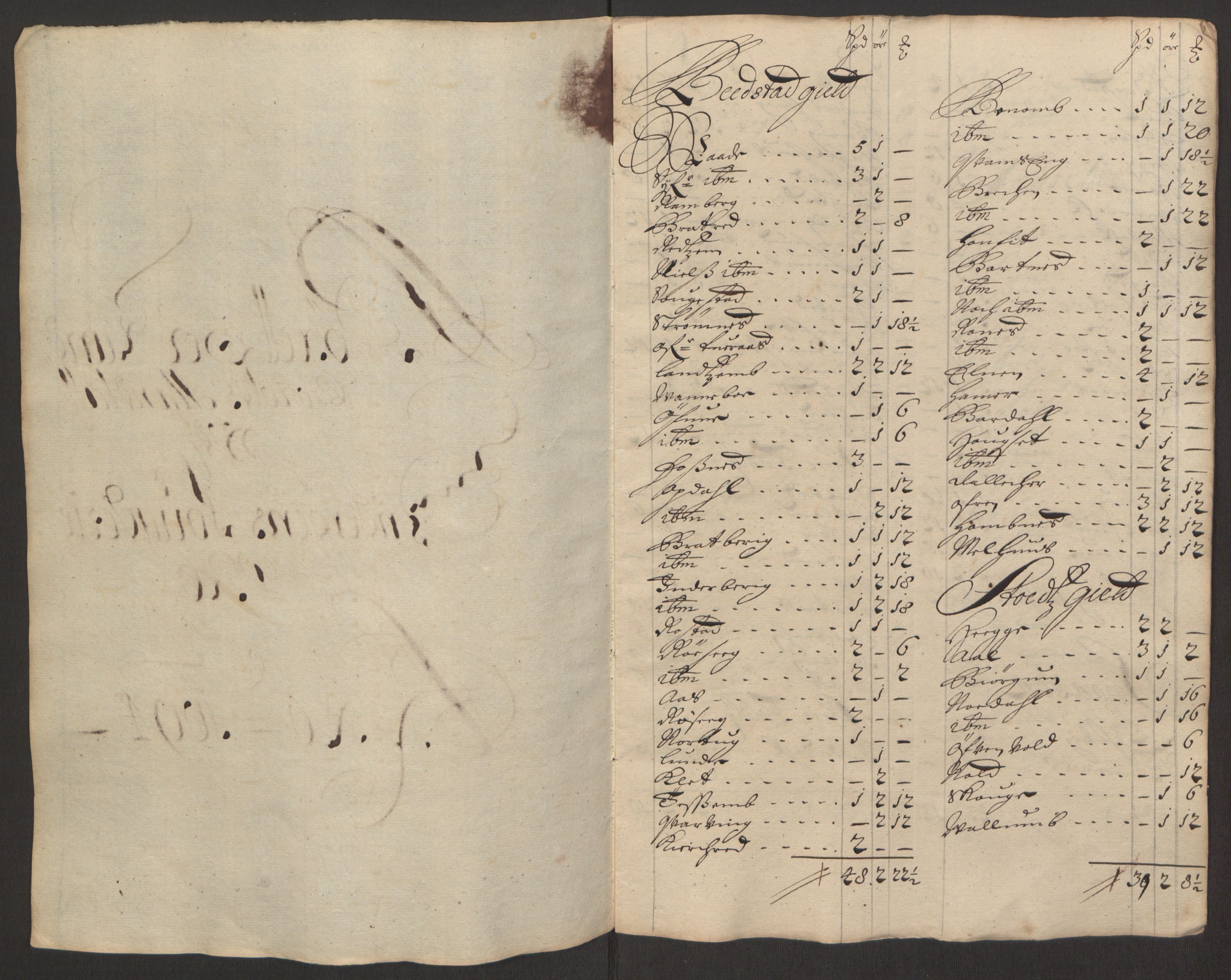 Rentekammeret inntil 1814, Reviderte regnskaper, Fogderegnskap, RA/EA-4092/R63/L4308: Fogderegnskap Inderøy, 1692-1694, p. 605