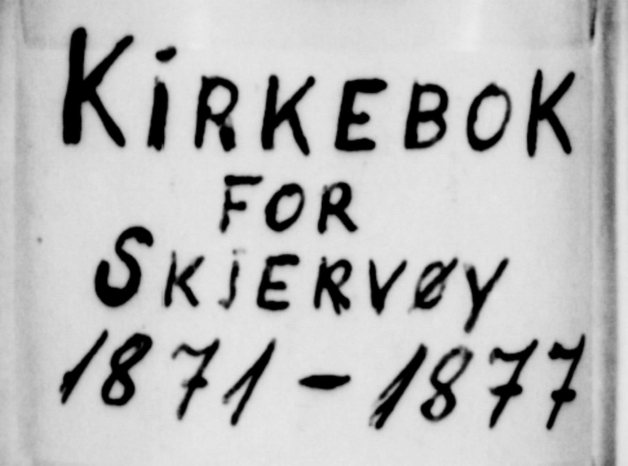 Skjervøy sokneprestkontor, SATØ/S-1300/H/Ha/Haa/L0008kirke: Parish register (official) no. 8, 1871-1877