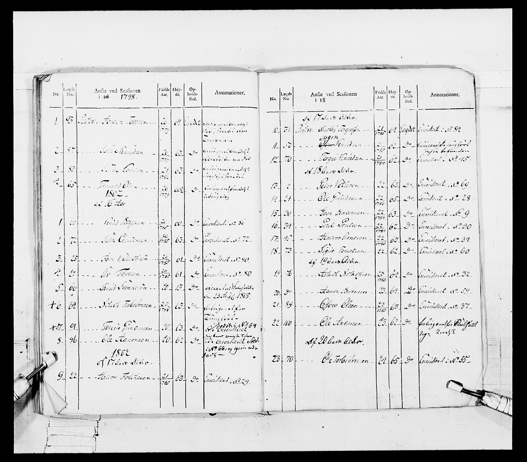 Generalitets- og kommissariatskollegiet, Det kongelige norske kommissariatskollegium, AV/RA-EA-5420/E/Eh/L0109: Vesterlenske nasjonale infanteriregiment, 1806, p. 38