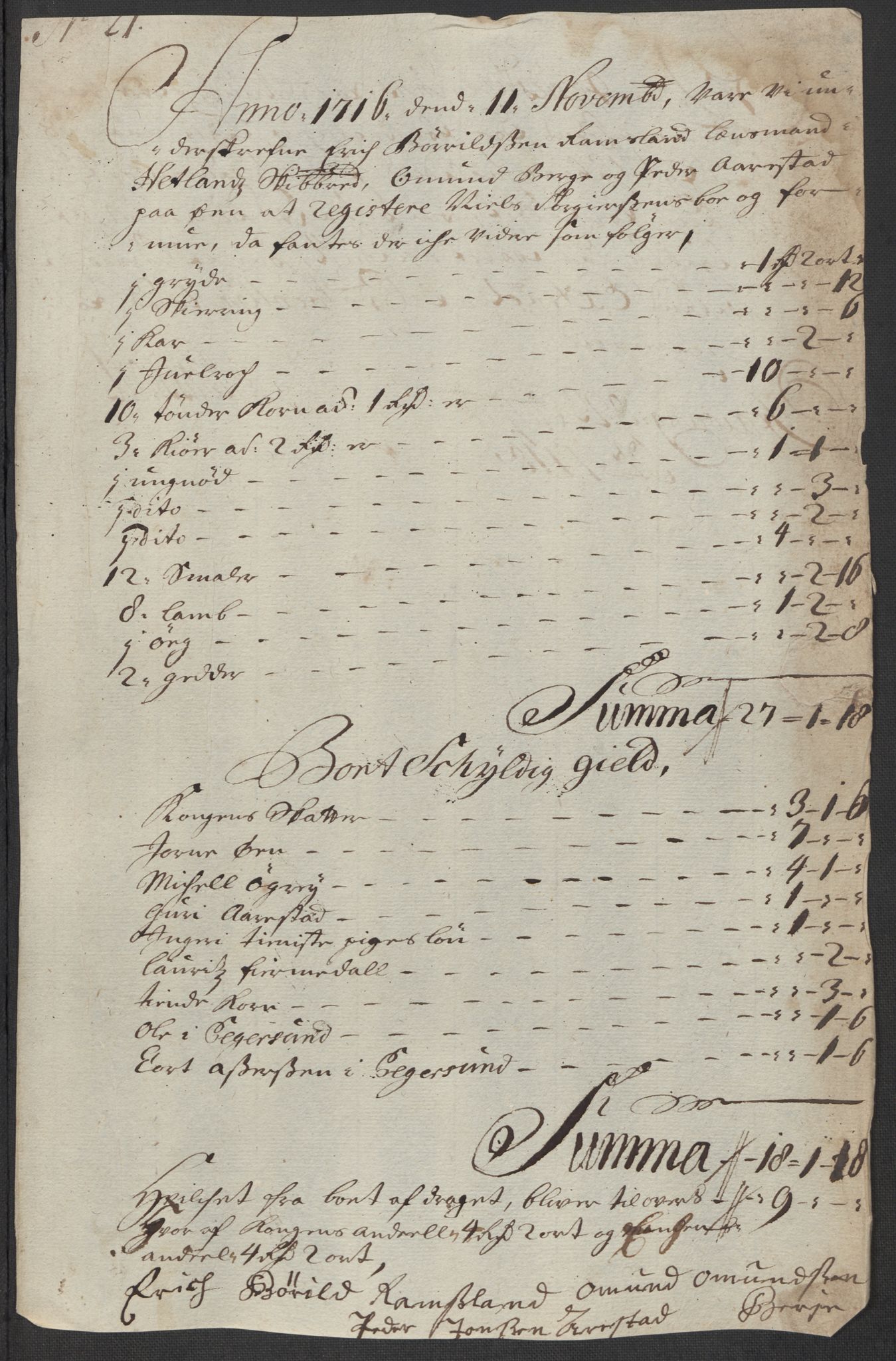 Rentekammeret inntil 1814, Reviderte regnskaper, Fogderegnskap, AV/RA-EA-4092/R46/L2740: Fogderegnskap Jæren og Dalane, 1715-1716, p. 405