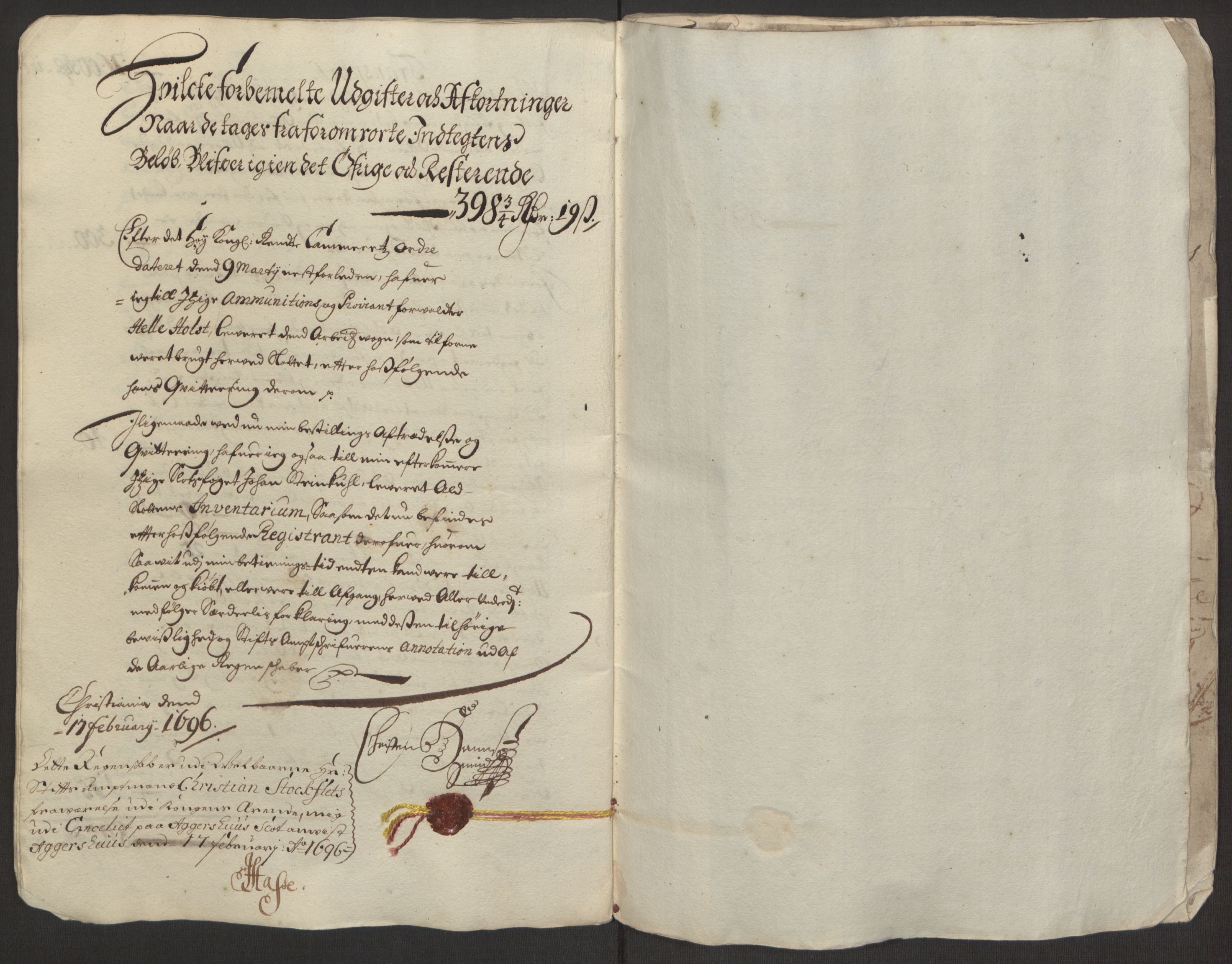 Rentekammeret inntil 1814, Reviderte regnskaper, Fogderegnskap, AV/RA-EA-4092/R10/L0439: Fogderegnskap Aker og Follo, 1695, p. 17