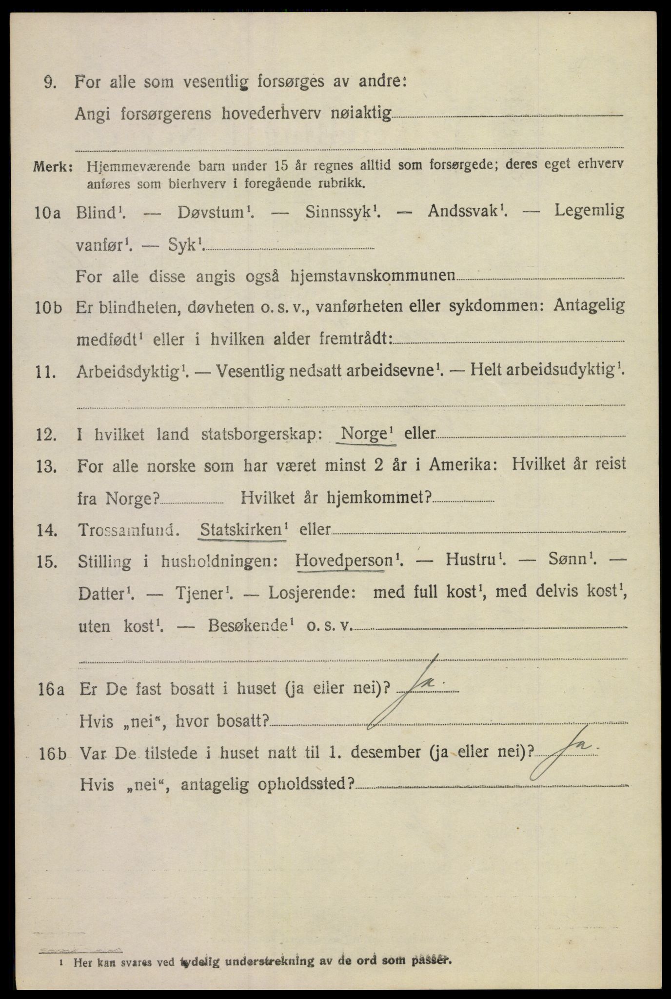 SAST, 1920 census for Time, 1920, p. 6994