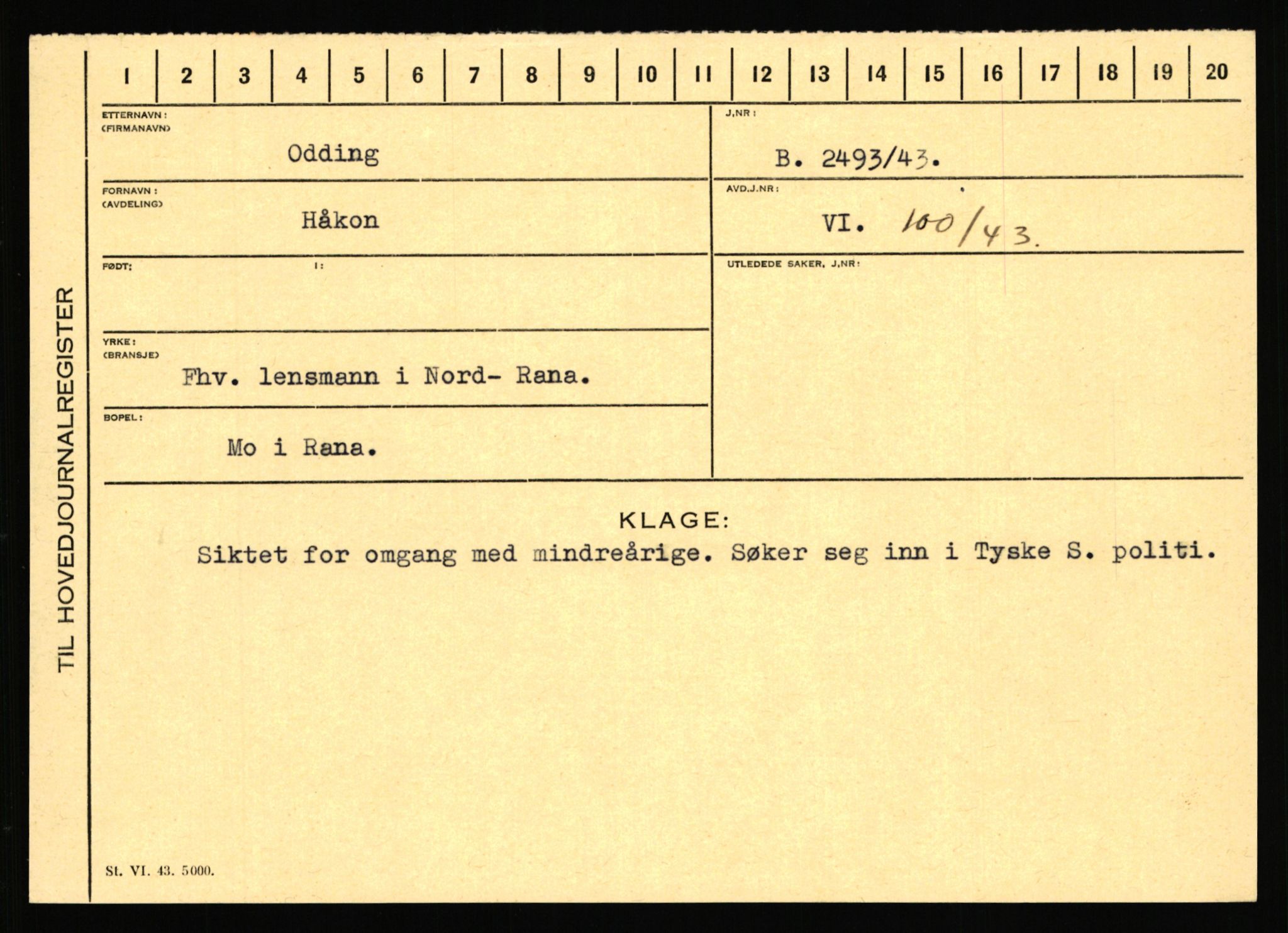 Statspolitiet - Hovedkontoret / Osloavdelingen, AV/RA-S-1329/C/Ca/L0012: Oanæs - Quistgaard	, 1943-1945, p. 46