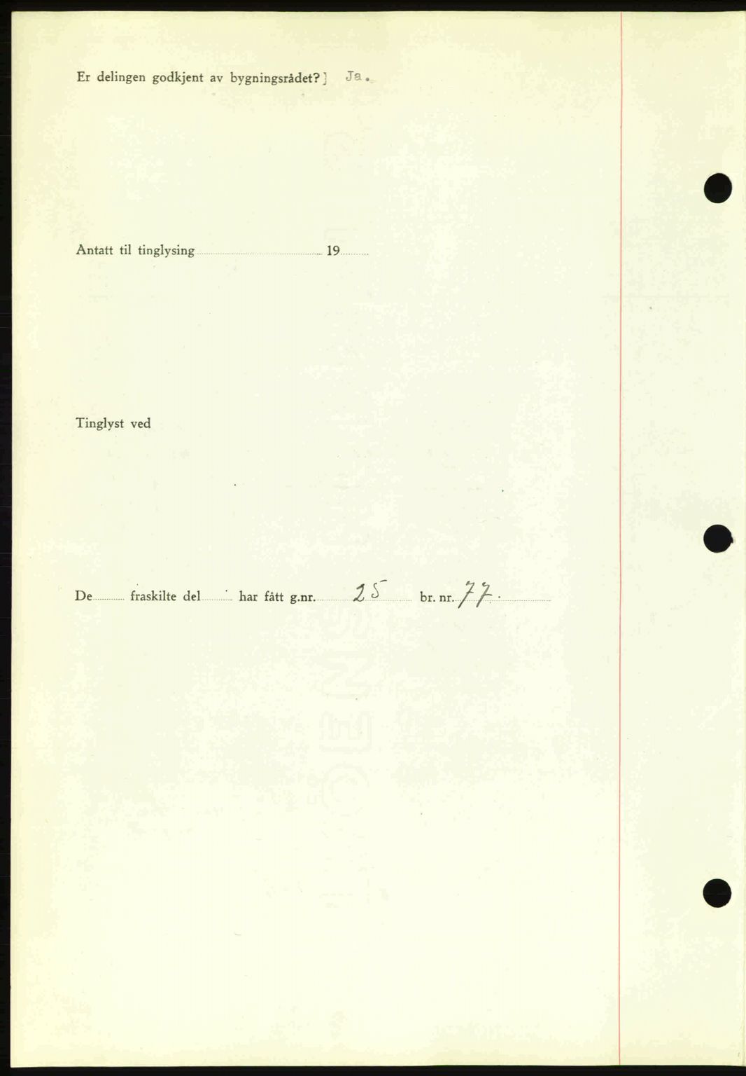 Romsdal sorenskriveri, AV/SAT-A-4149/1/2/2C: Mortgage book no. A11, 1941-1942, Diary no: : 2381/1941