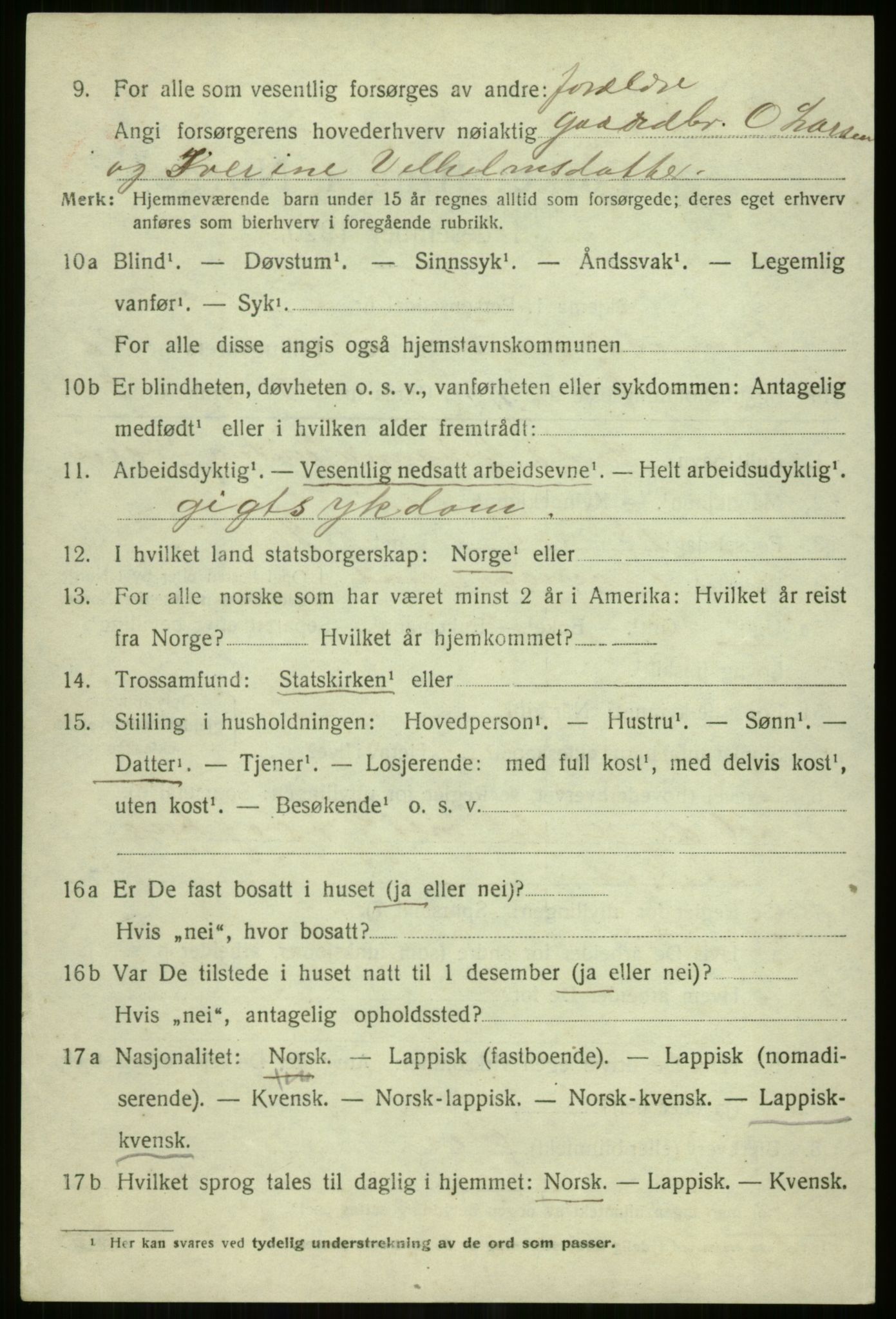SATØ, 1920 census for Tromsøysund, 1920, p. 10755