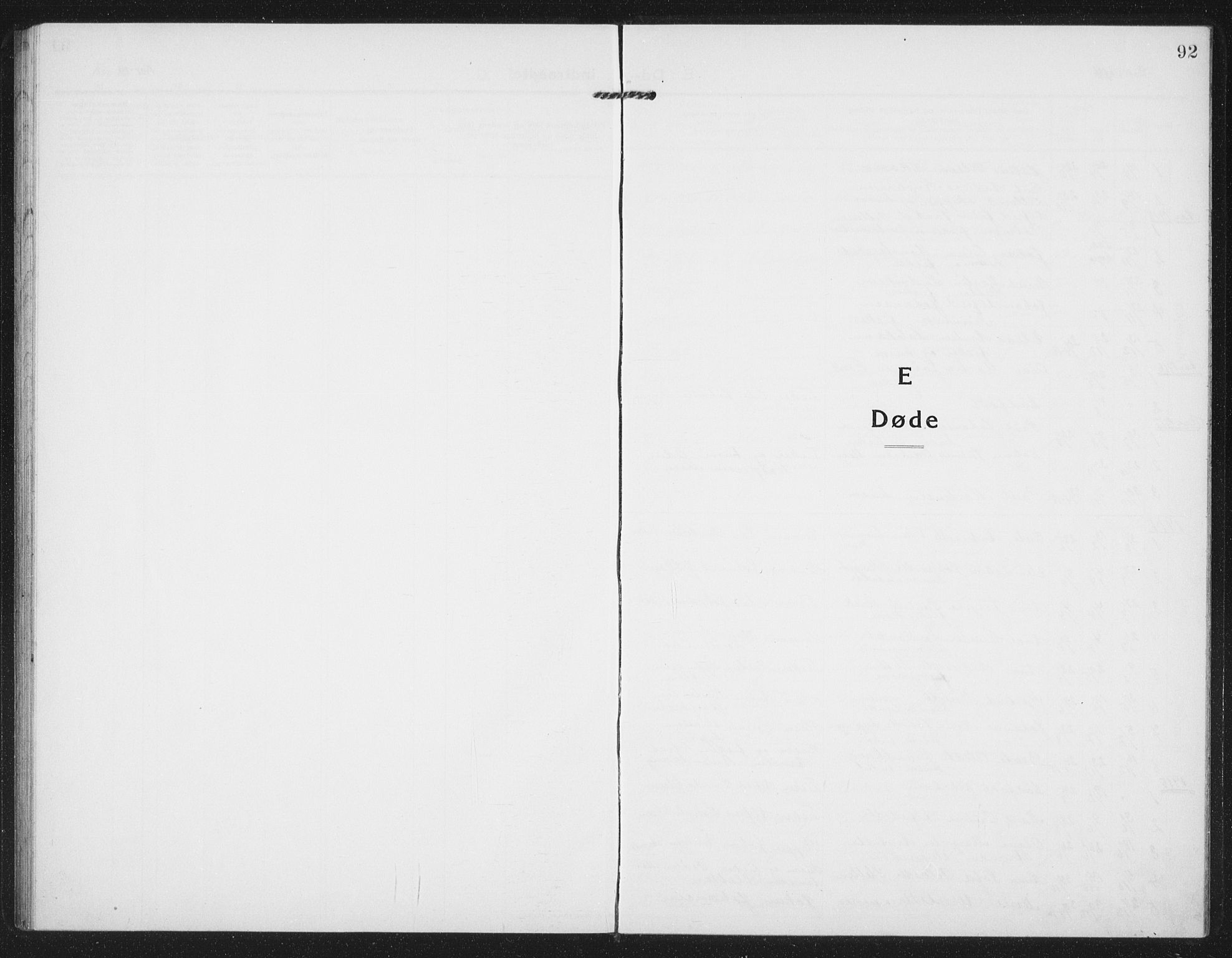 Ministerialprotokoller, klokkerbøker og fødselsregistre - Sør-Trøndelag, SAT/A-1456/659/L0750: Parish register (copy) no. 659C07, 1914-1940, p. 92