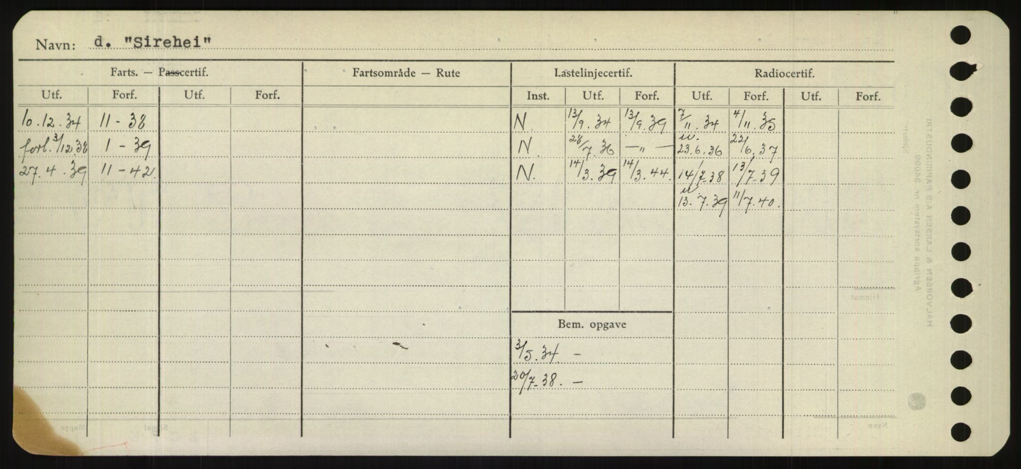 Sjøfartsdirektoratet med forløpere, Skipsmålingen, AV/RA-S-1627/H/Hd/L0033: Fartøy, Sevi-Sjø, p. 258