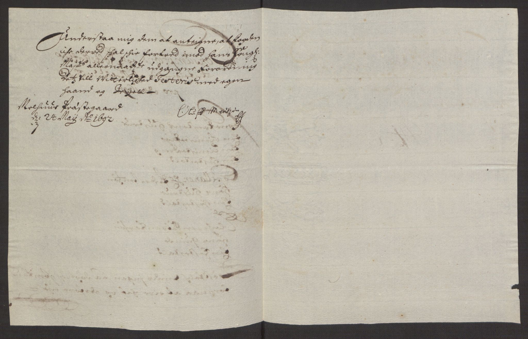 Rentekammeret inntil 1814, Reviderte regnskaper, Fogderegnskap, AV/RA-EA-4092/R59/L3942: Fogderegnskap Gauldal, 1692, p. 130