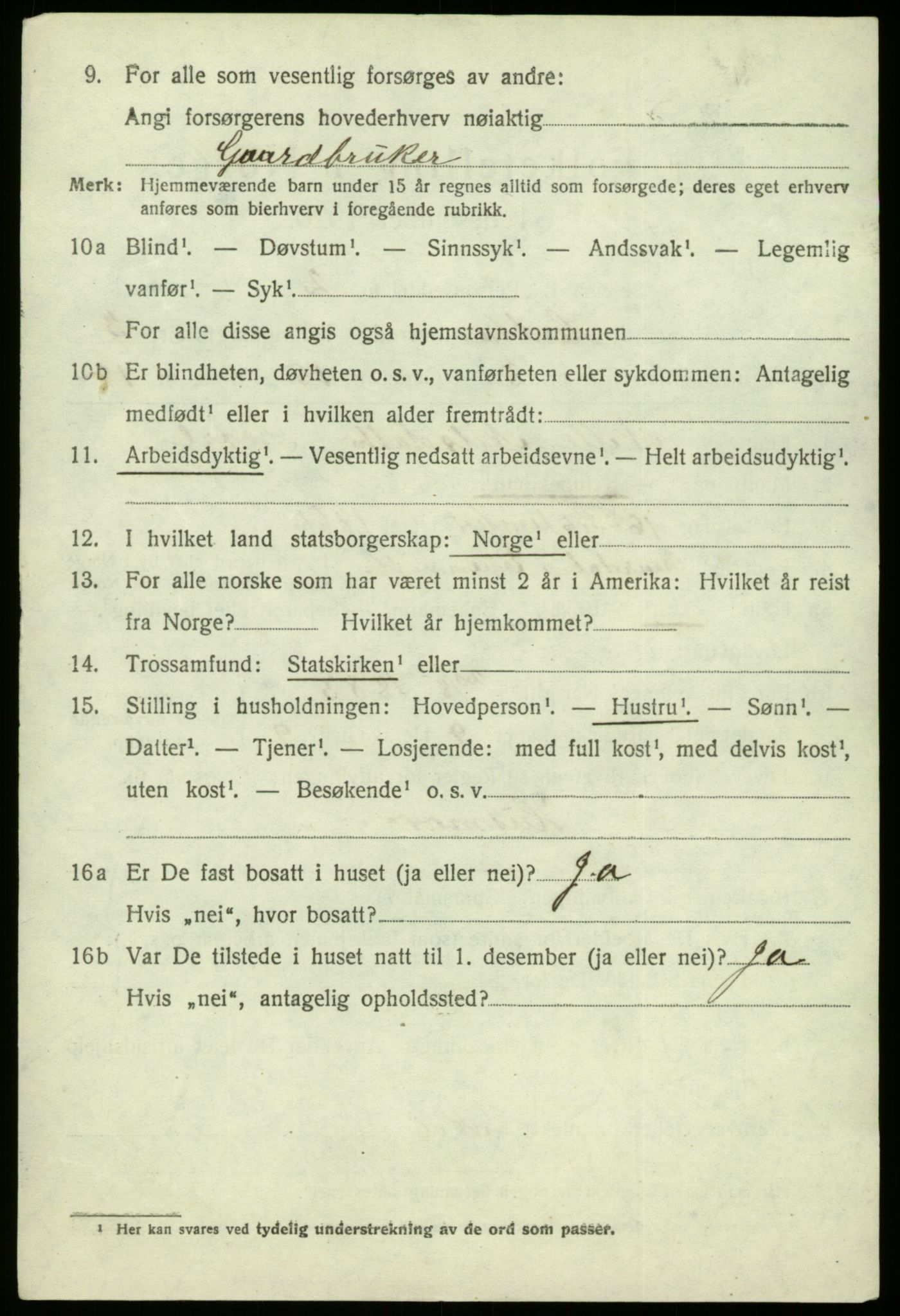 SAB, 1920 census for Herdla, 1920, p. 2894