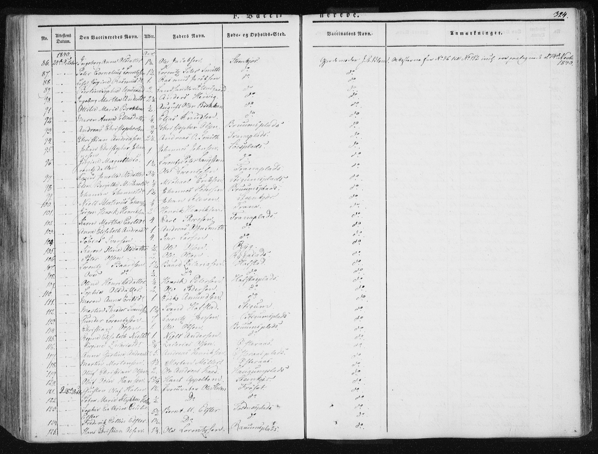 Ministerialprotokoller, klokkerbøker og fødselsregistre - Nord-Trøndelag, AV/SAT-A-1458/735/L0339: Parish register (official) no. 735A06 /1, 1836-1848, p. 324