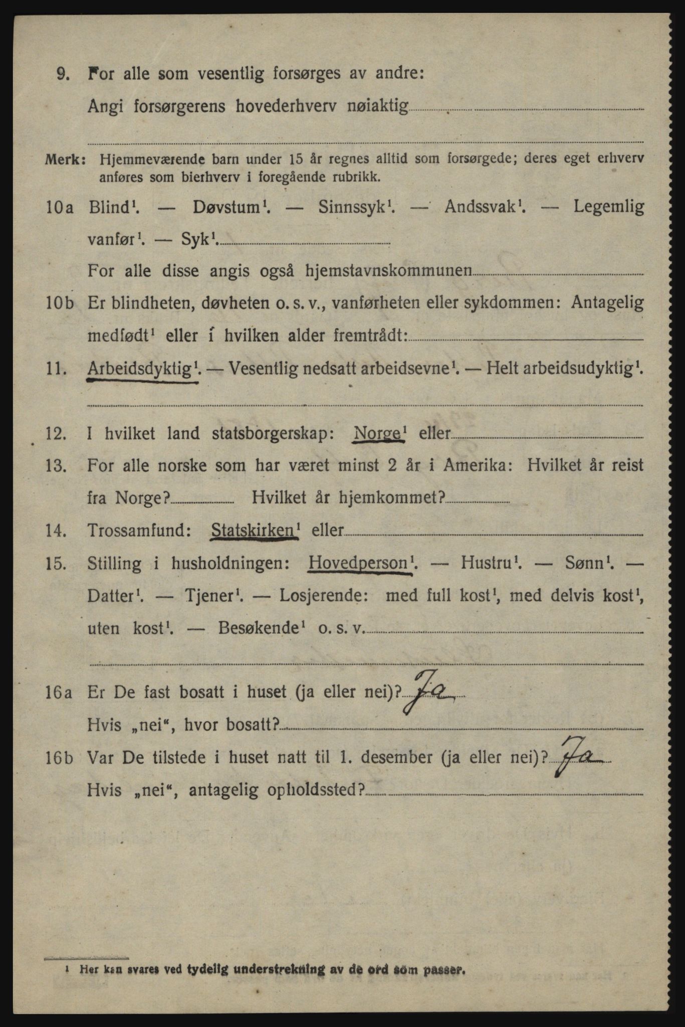 SAO, 1920 census for Berg, 1920, p. 14442