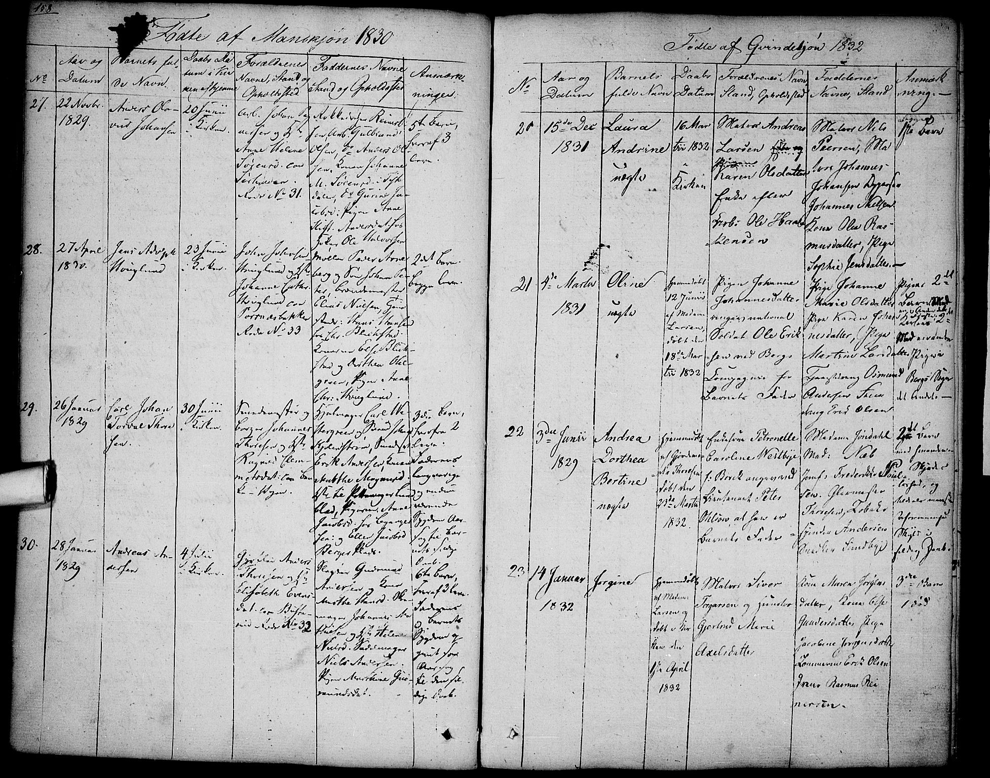 Halden prestekontor Kirkebøker, AV/SAO-A-10909/F/Fa/L0004: Parish register (official) no. I 4, 1823-1834, p. 158-159