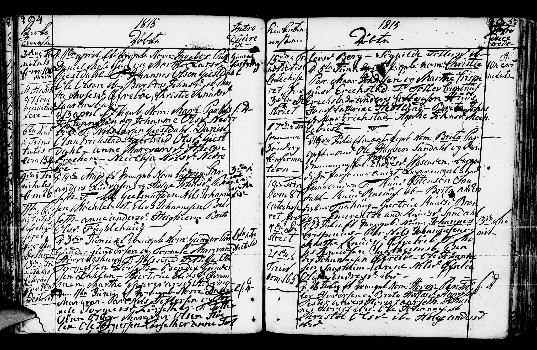 Jølster sokneprestembete, AV/SAB-A-80701/H/Haa/Haaa/L0005: Parish register (official) no. A 5, 1790-1821, p. 294-295