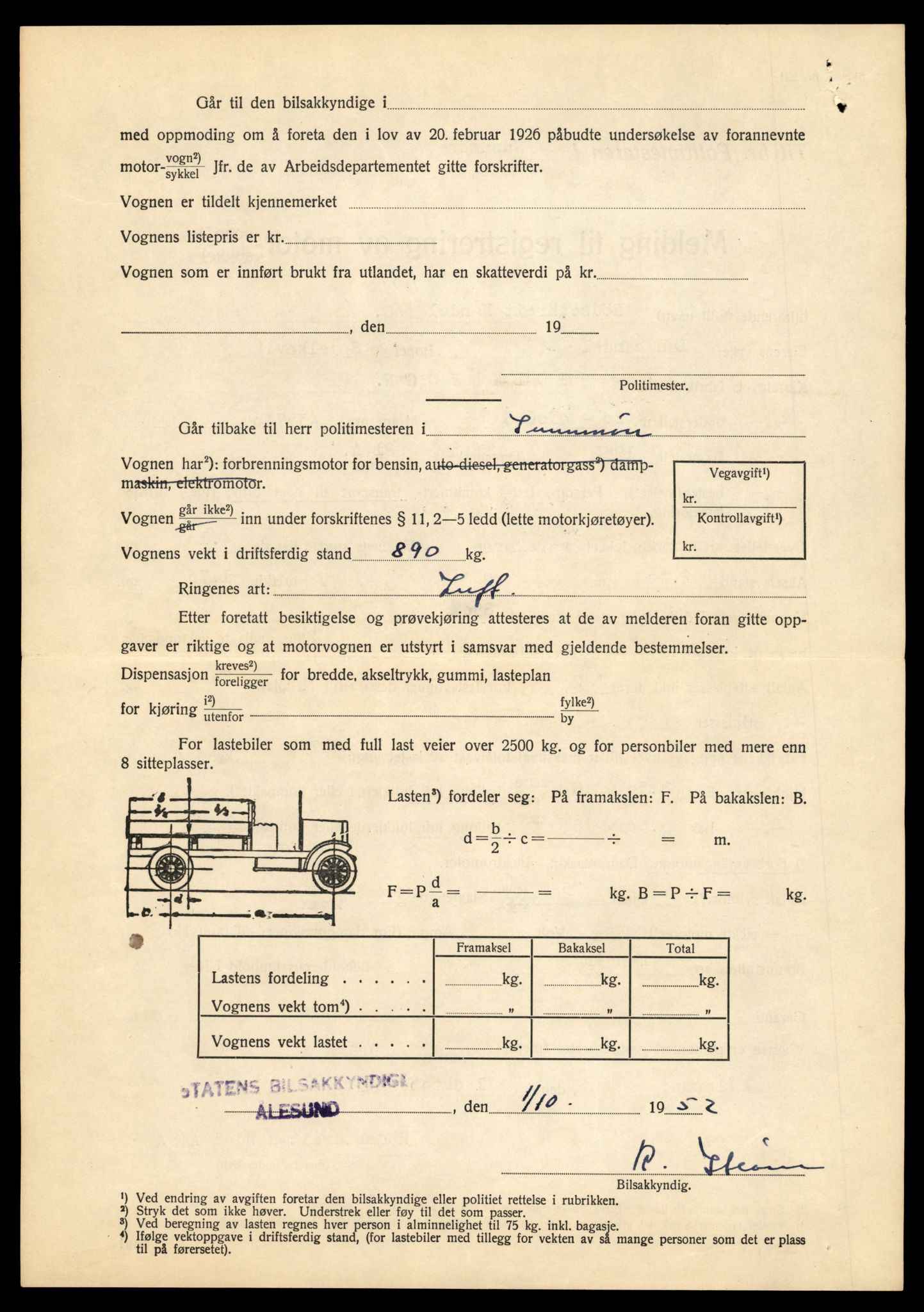 Møre og Romsdal vegkontor - Ålesund trafikkstasjon, AV/SAT-A-4099/F/Fe/L0012: Registreringskort for kjøretøy T 1290 - T 1450, 1927-1998, p. 3031