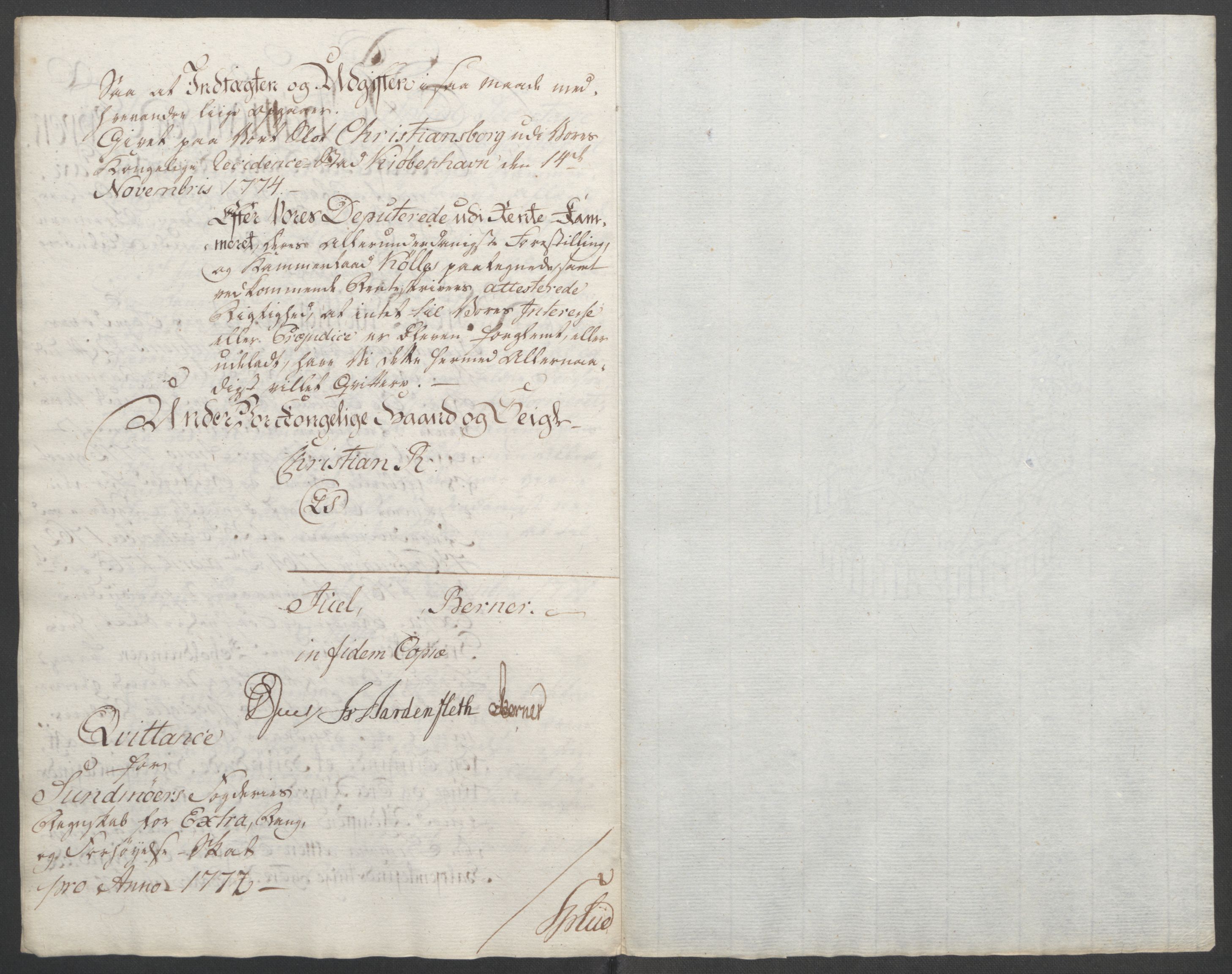 Rentekammeret inntil 1814, Reviderte regnskaper, Fogderegnskap, RA/EA-4092/R54/L3645: Ekstraskatten Sunnmøre, 1762-1772, p. 235