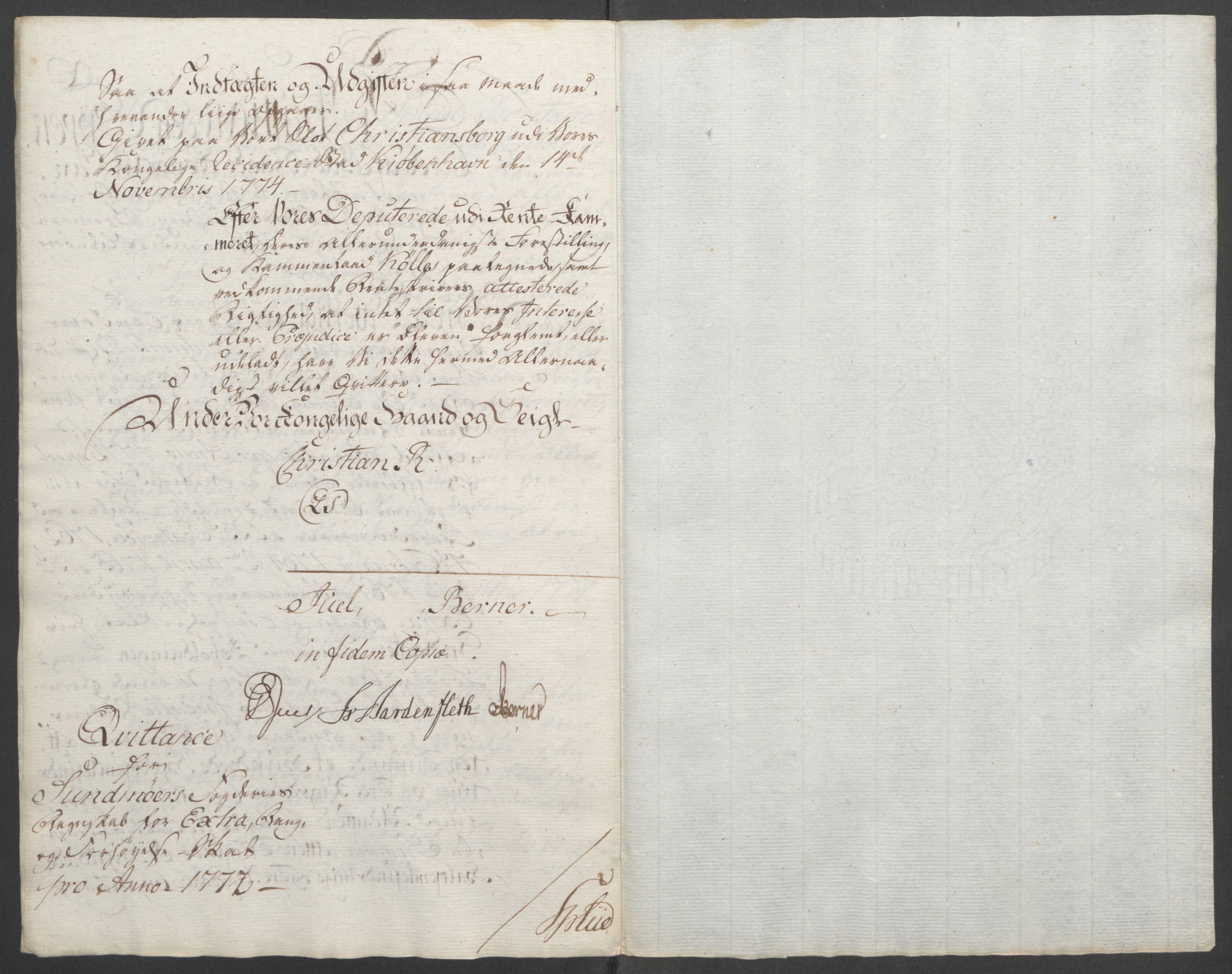 Rentekammeret inntil 1814, Reviderte regnskaper, Fogderegnskap, AV/RA-EA-4092/R54/L3645: Ekstraskatten Sunnmøre, 1762-1772, p. 235