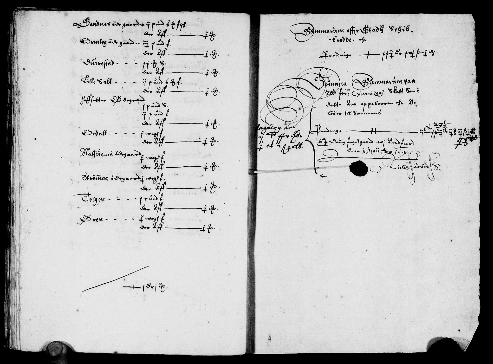 Rentekammeret inntil 1814, Reviderte regnskaper, Lensregnskaper, RA/EA-5023/R/Rb/Rbt/L0085: Bergenhus len, 1639-1640