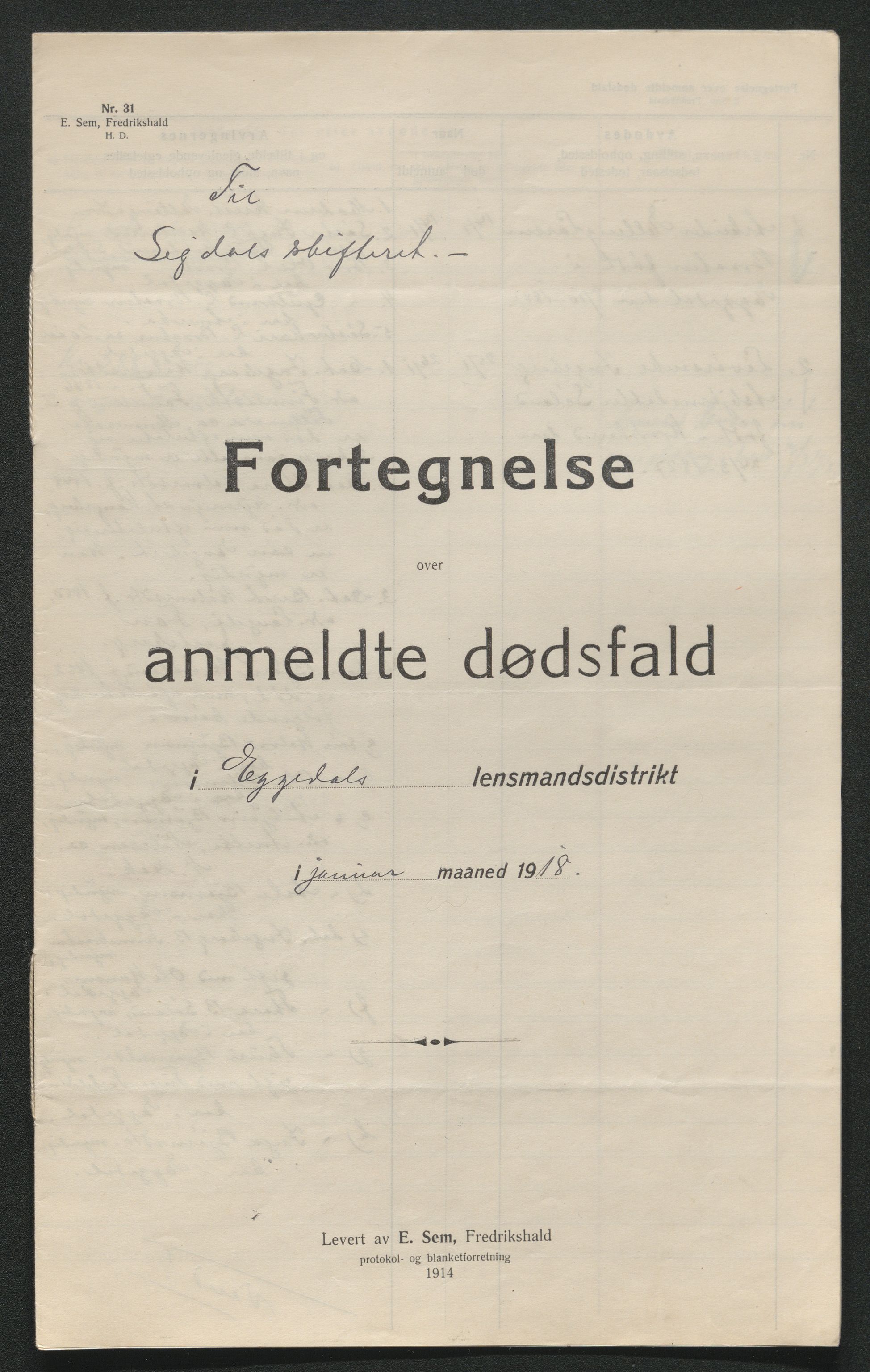 Eiker, Modum og Sigdal sorenskriveri, SAKO/A-123/H/Ha/Hab/L0039: Dødsfallsmeldinger, 1918-1919, p. 717
