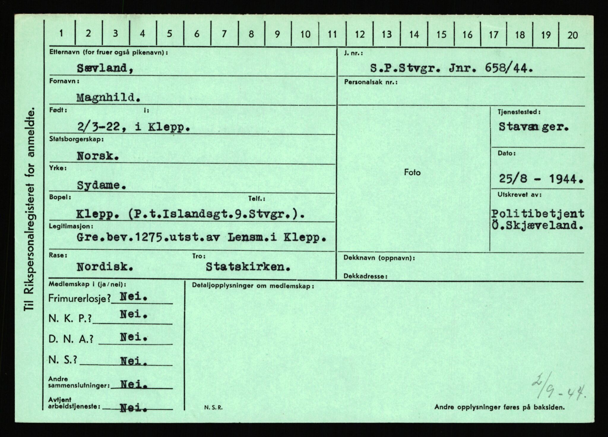 Statspolitiet - Hovedkontoret / Osloavdelingen, AV/RA-S-1329/C/Ca/L0015: Svea - Tøsse, 1943-1945, p. 1116