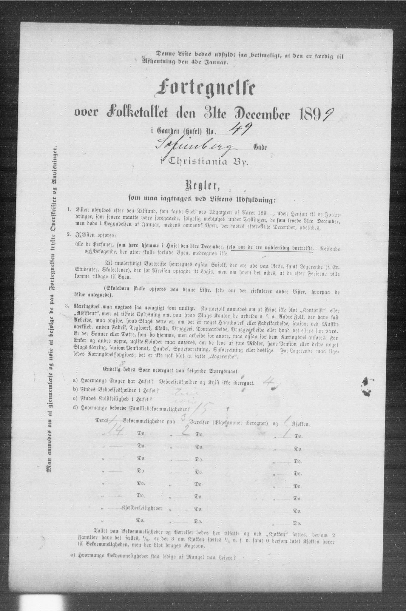 OBA, Municipal Census 1899 for Kristiania, 1899, p. 12827