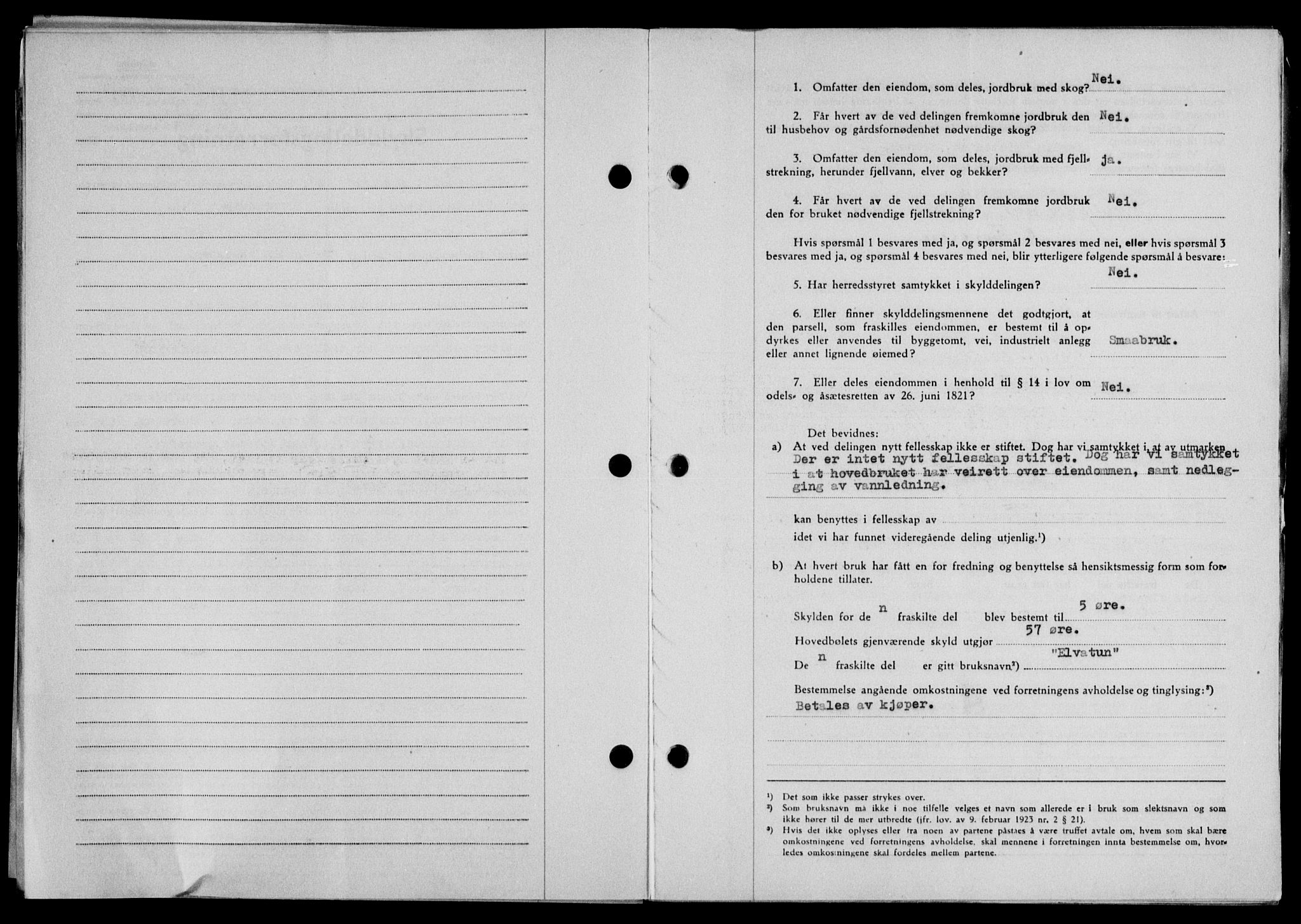 Lofoten sorenskriveri, SAT/A-0017/1/2/2C/L0017a: Mortgage book no. 17a, 1947-1948, Diary no: : 1827/1947