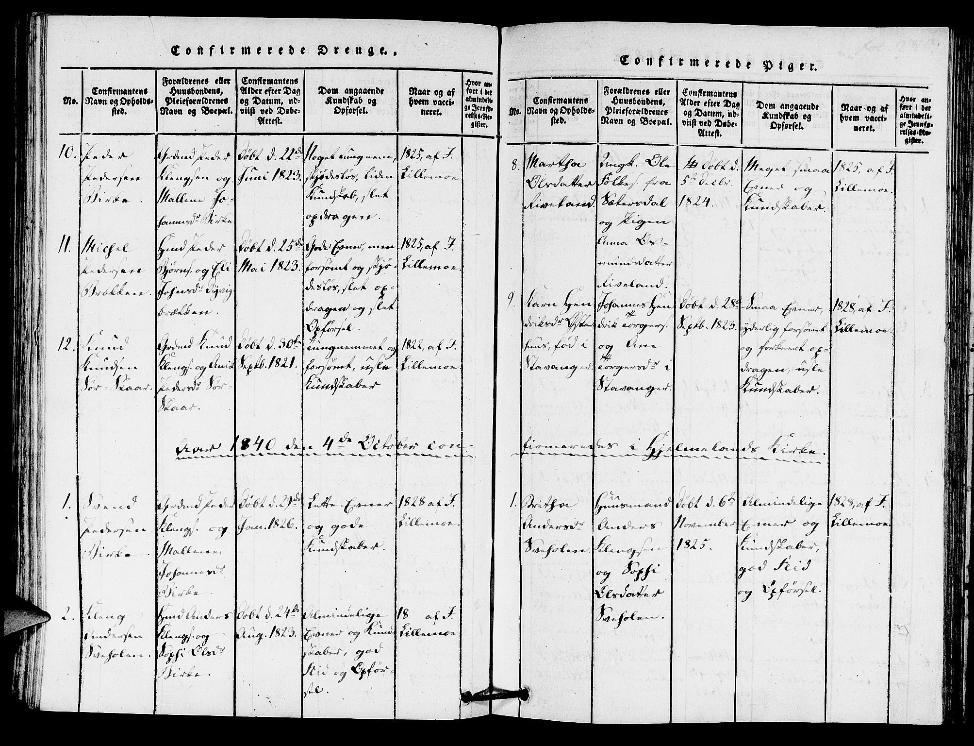 Hjelmeland sokneprestkontor, AV/SAST-A-101843/01/IV/L0005: Parish register (official) no. A 5, 1816-1841, p. 279