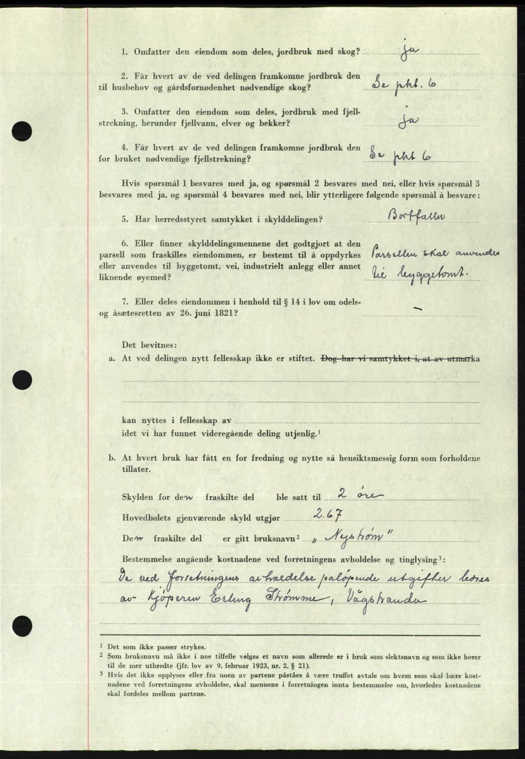 Romsdal sorenskriveri, AV/SAT-A-4149/1/2/2C: Mortgage book no. A28, 1948-1949, Diary no: : 3201/1948