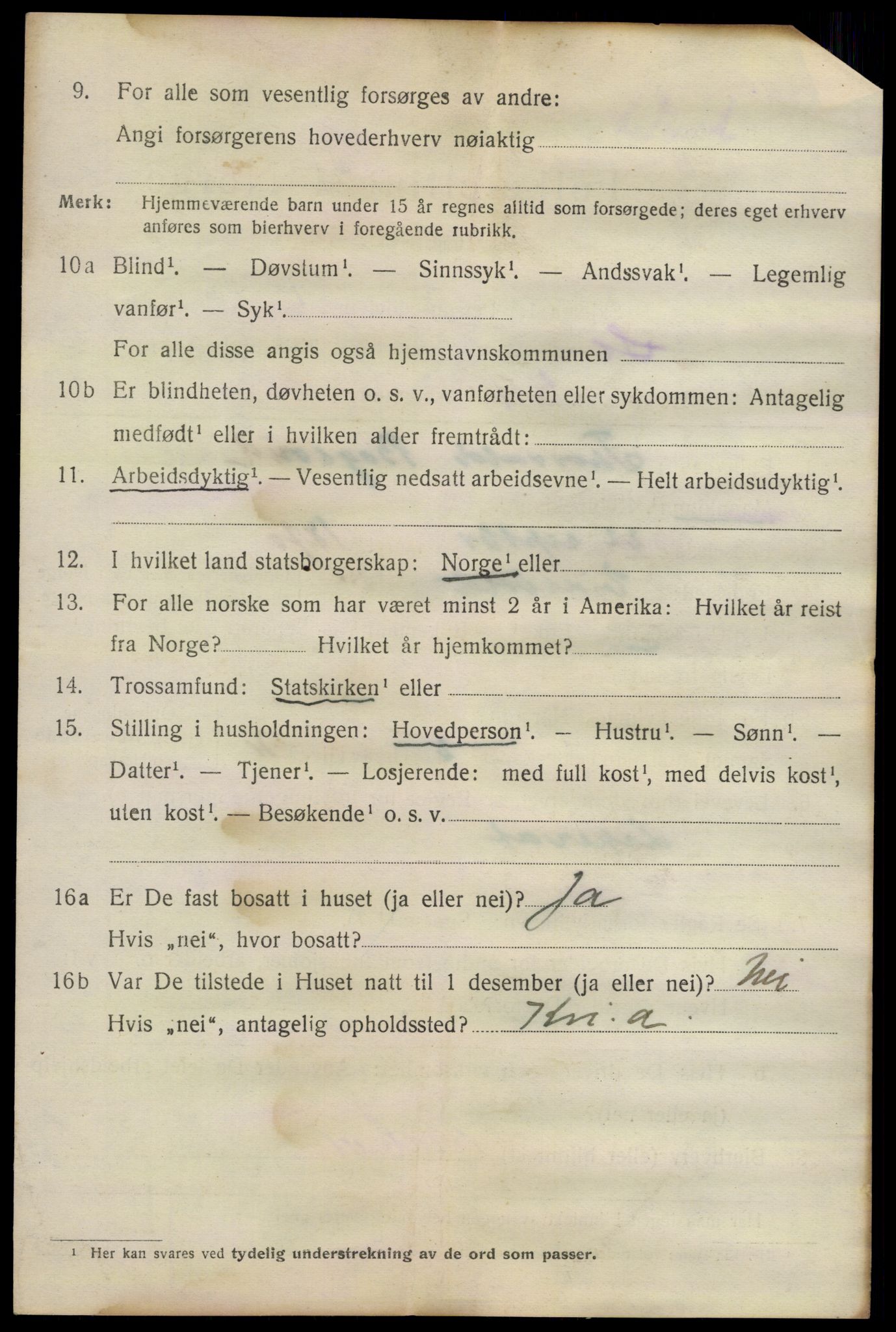 SAO, 1920 census for Son, 1920, p. 1121