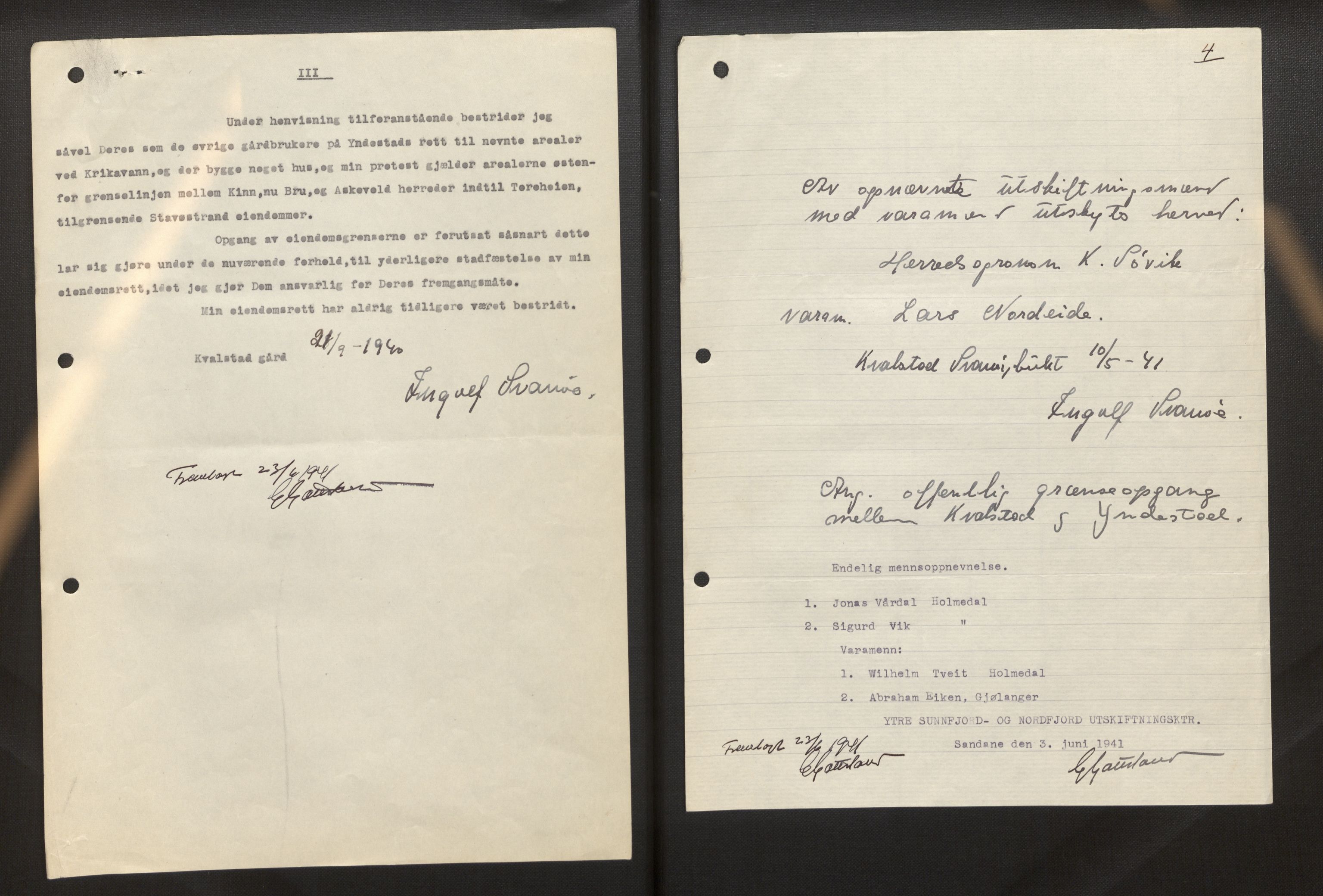 Sogn og Fjordane jordskiftedøme - III Sunnfjord jordskiftedistrikt, AV/SAB-A-6201/B/Bb/L0002: Askvoll gnr. 7-11, 1939-1952, p. 133