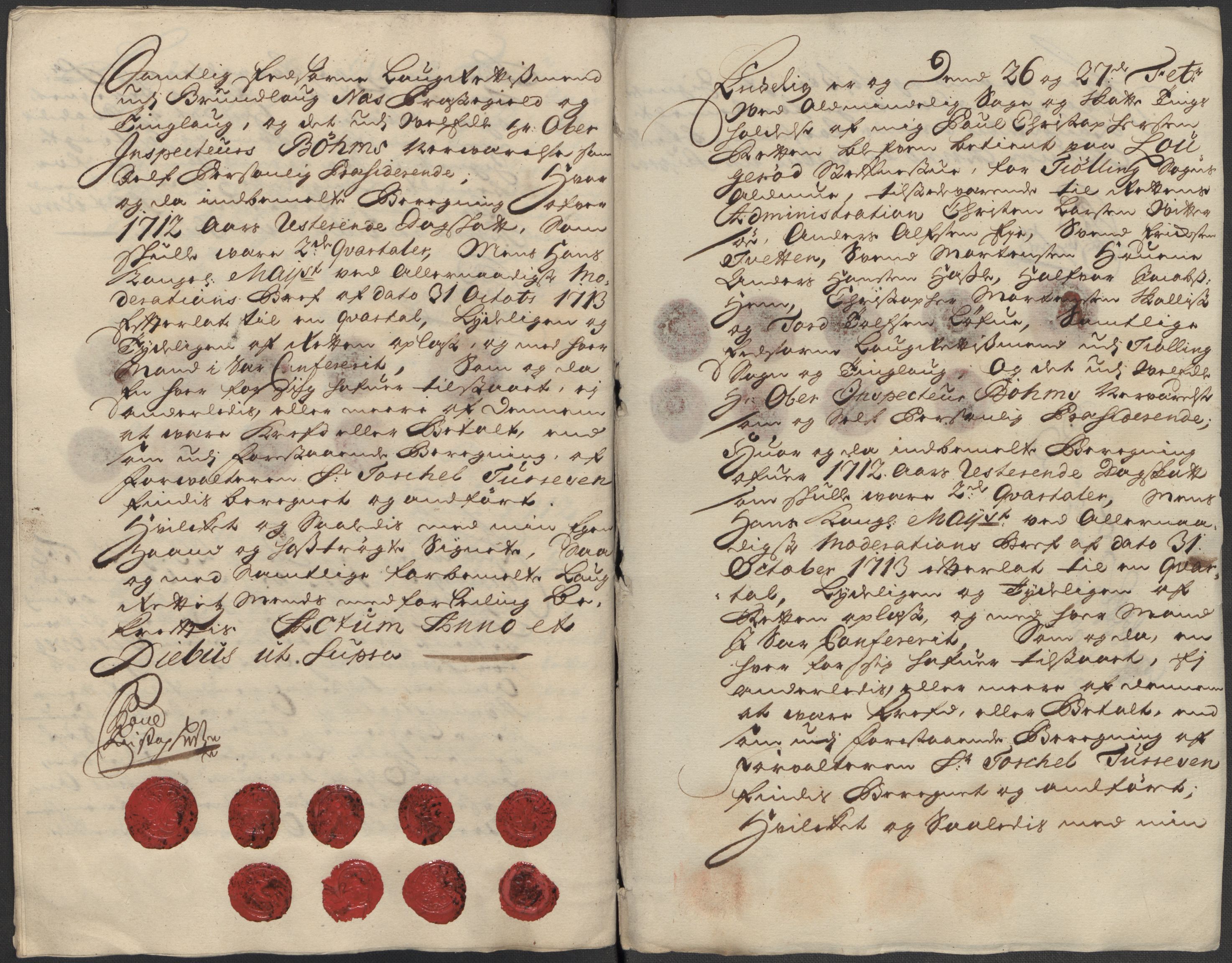 Rentekammeret inntil 1814, Reviderte regnskaper, Fogderegnskap, AV/RA-EA-4092/R33/L1985: Fogderegnskap Larvik grevskap, 1713, p. 195