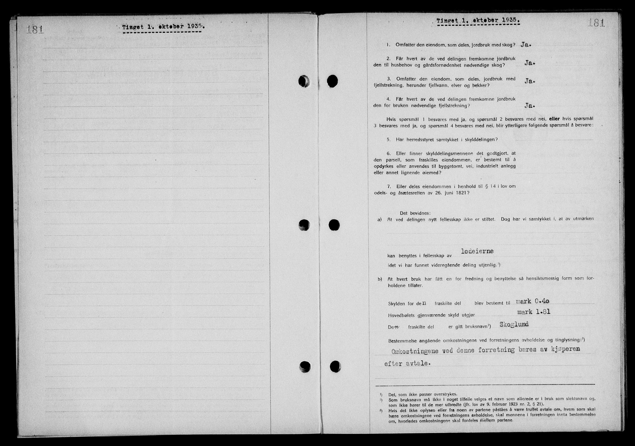 Steigen og Ofoten sorenskriveri, SAT/A-0030/1/2/2C/L0026: Mortgage book no. 30, 1935-1936, Deed date: 01.10.1935
