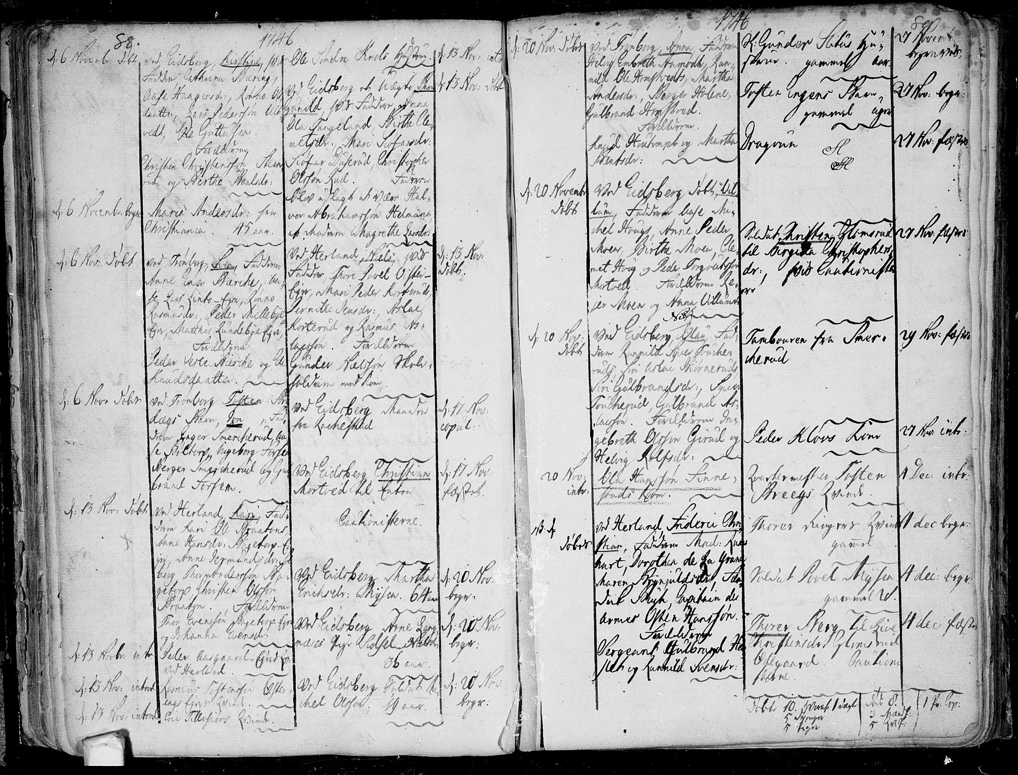 Eidsberg prestekontor Kirkebøker, AV/SAO-A-10905/F/Fa/L0003: Parish register (official) no.  I 3, 1742-1758, p. 88-89