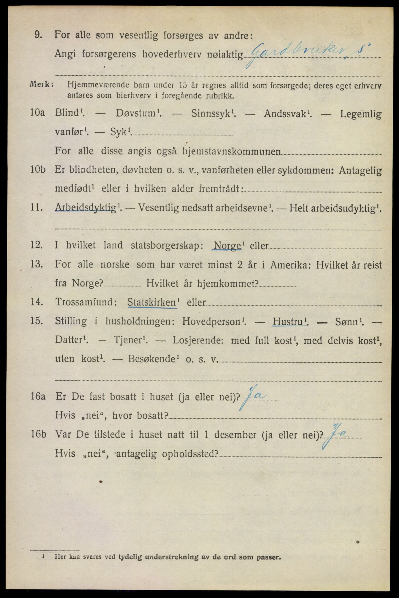 SAO, 1920 census for Blaker, 1920, p. 2422