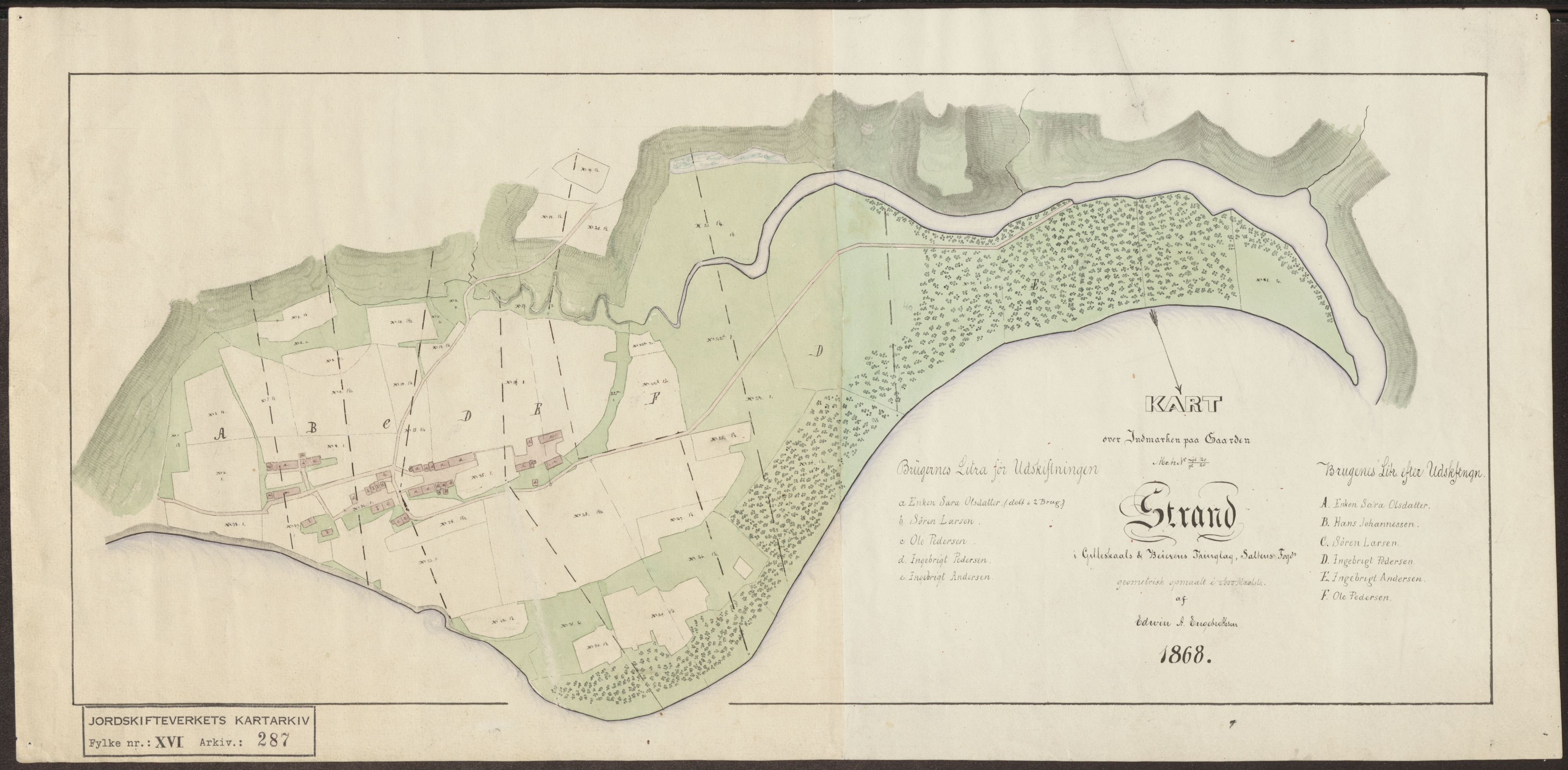 Jordskifteverkets kartarkiv, AV/RA-S-3929/T, 1859-1988, p. 389