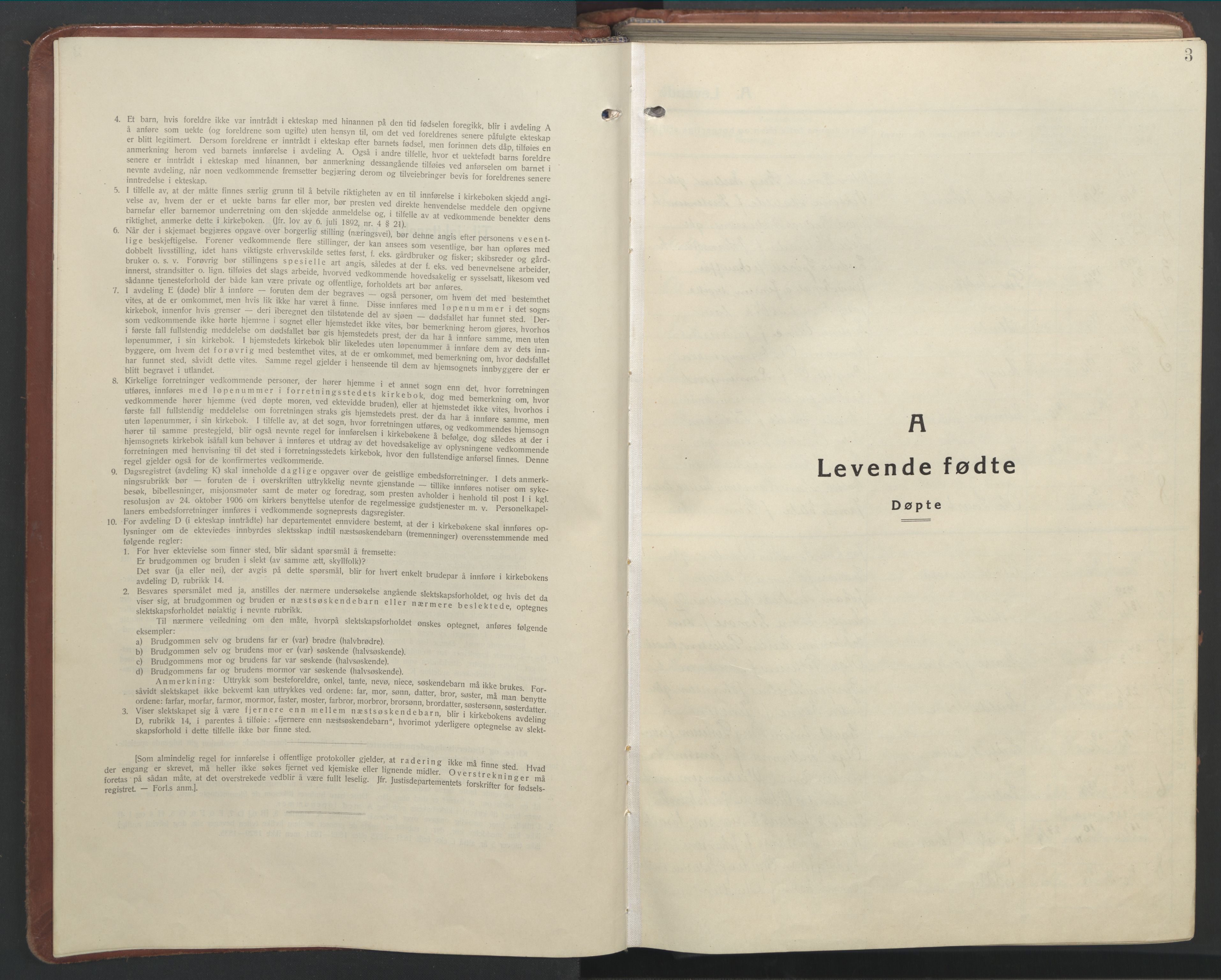 Ministerialprotokoller, klokkerbøker og fødselsregistre - Nordland, SAT/A-1459/847/L0680: Parish register (copy) no. 847C08, 1930-1947, p. 3