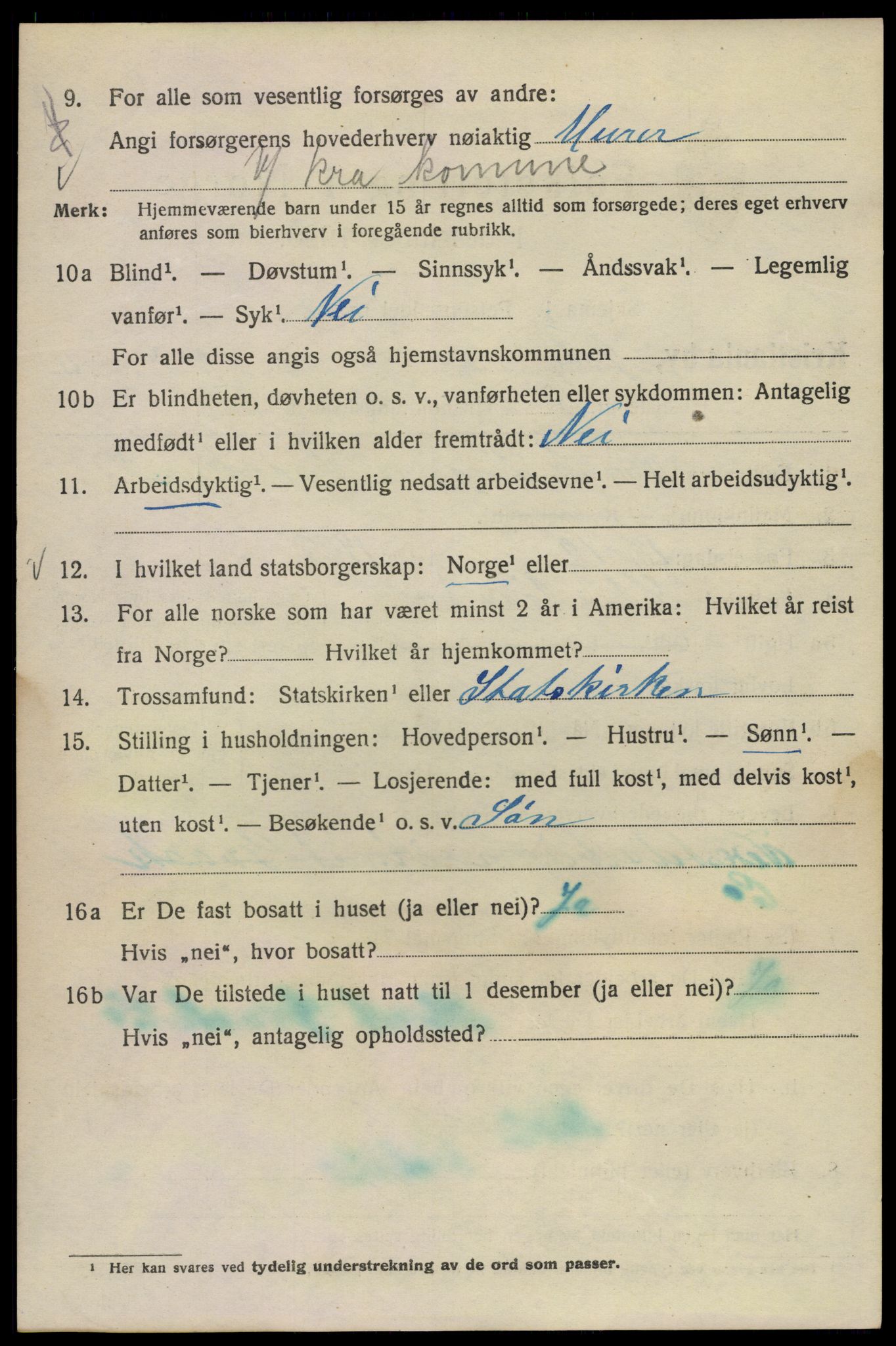 SAO, 1920 census for Kristiania, 1920, p. 656808