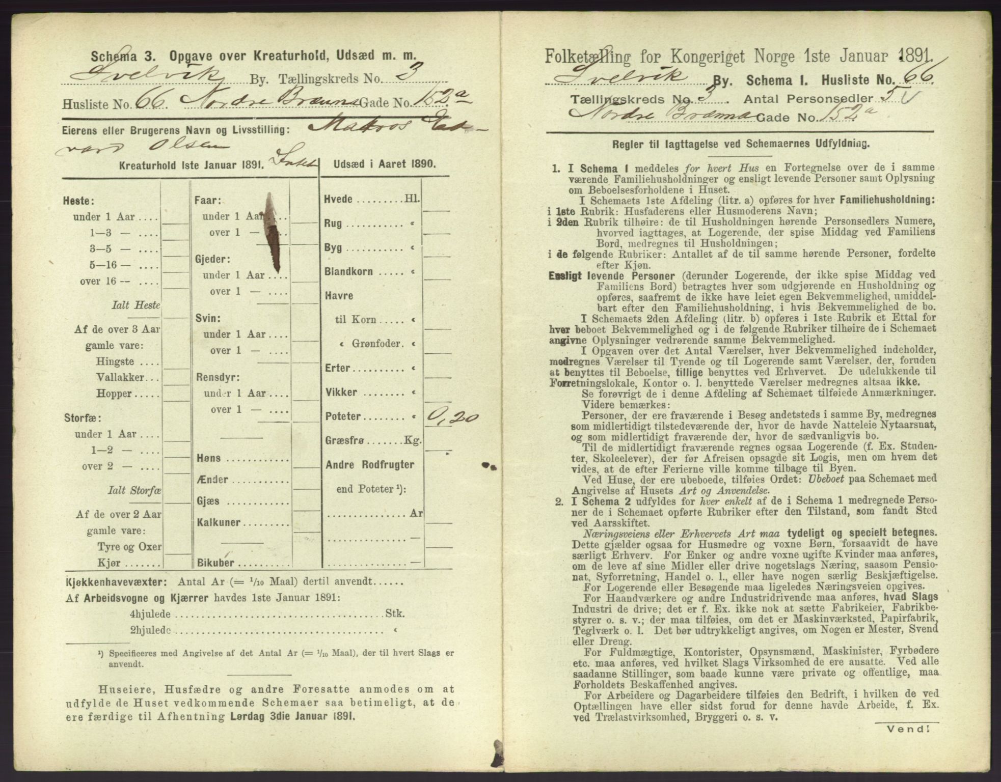 RA, 1891 census for 0701 Svelvik, 1891, p. 368