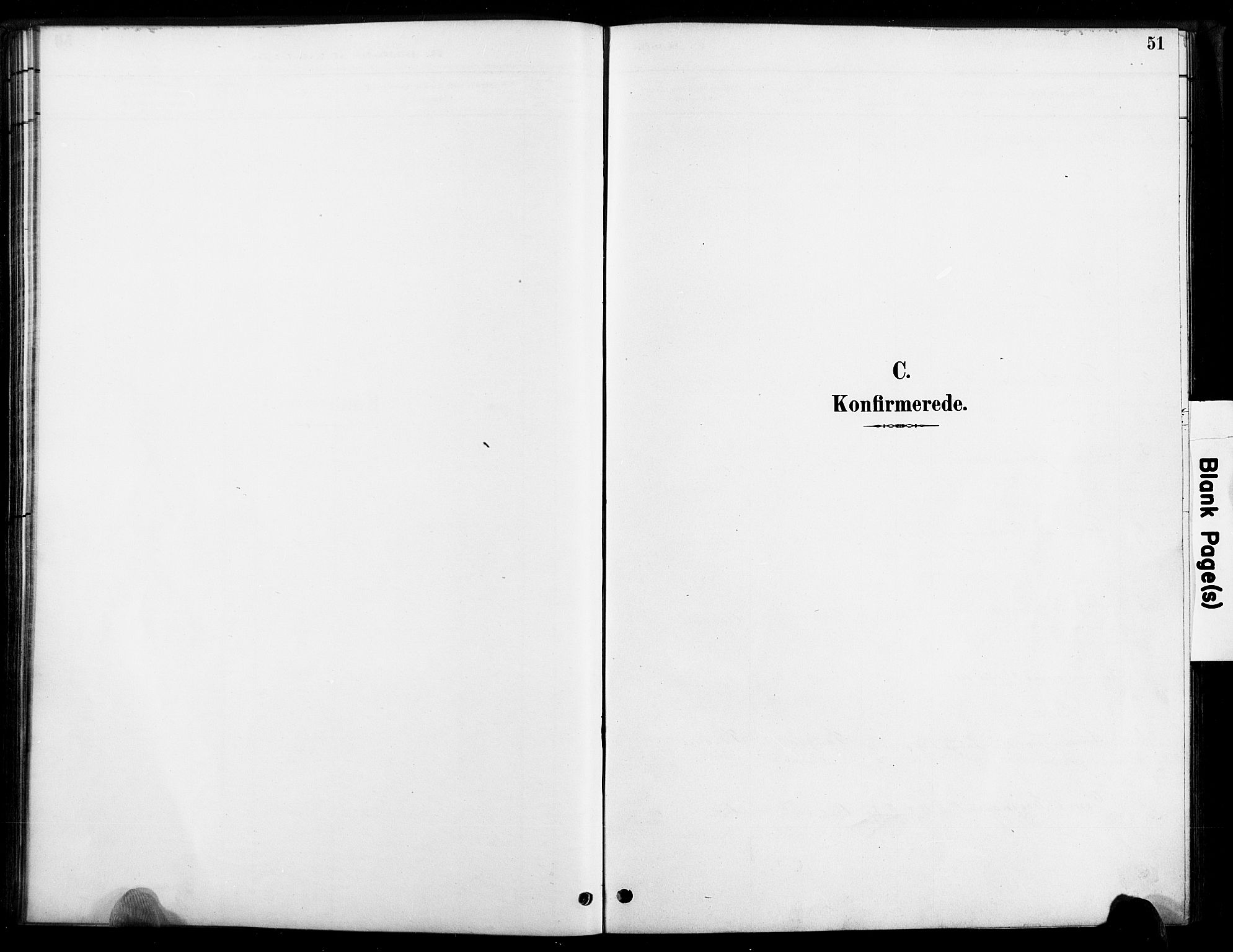 Bygland sokneprestkontor, SAK/1111-0006/F/Fa/Faa/L0001: Parish register (official) no. A 1, 1885-1908, p. 51
