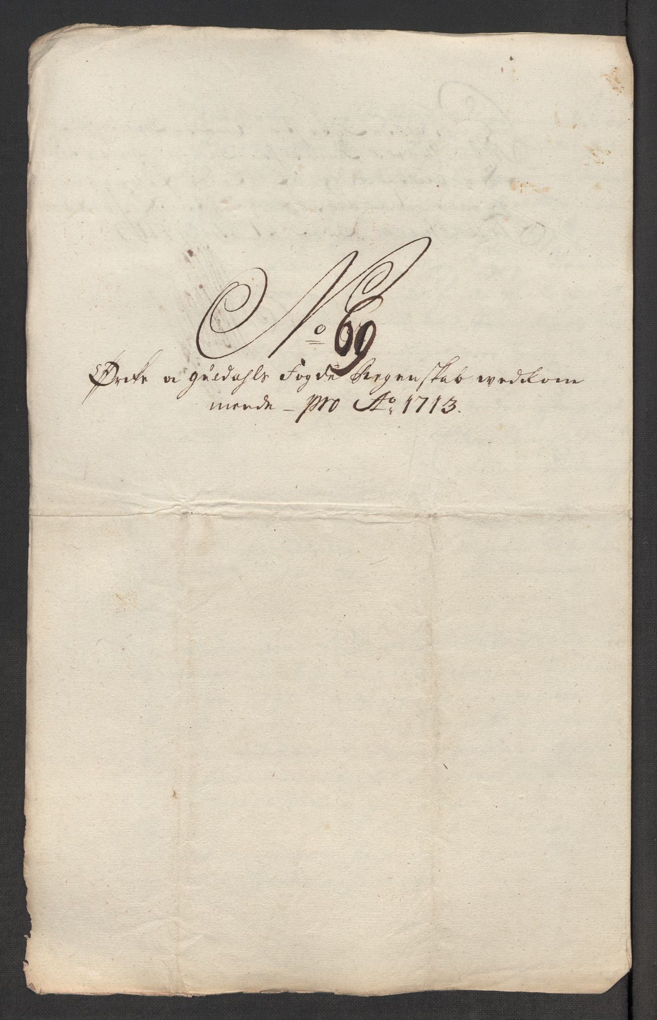 Rentekammeret inntil 1814, Reviderte regnskaper, Fogderegnskap, AV/RA-EA-4092/R60/L3964: Fogderegnskap Orkdal og Gauldal, 1713, p. 523