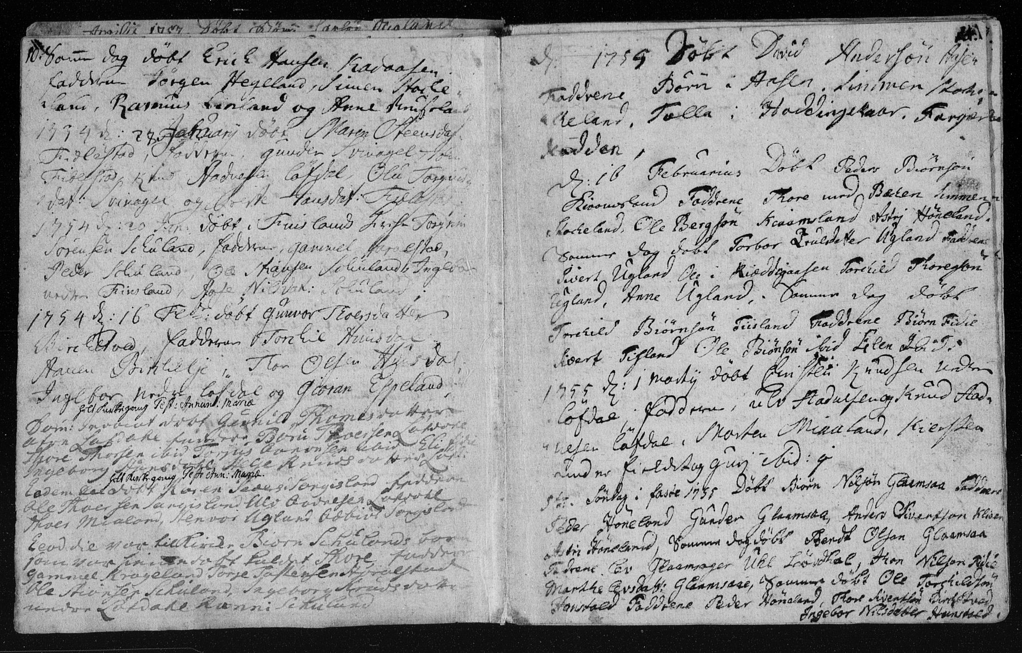 Holum sokneprestkontor, AV/SAK-1111-0022/F/Fa/Fab/L0003: Parish register (official) no. A 3, 1752-1774, p. 10-11