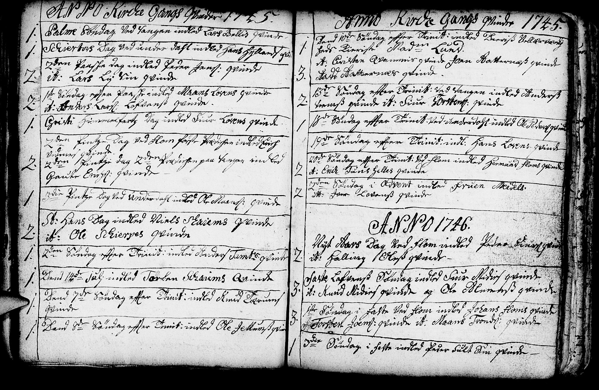 Aurland sokneprestembete, AV/SAB-A-99937/H/Ha/Haa/L0003: Parish register (official) no. A 3, 1735-1761, p. 144