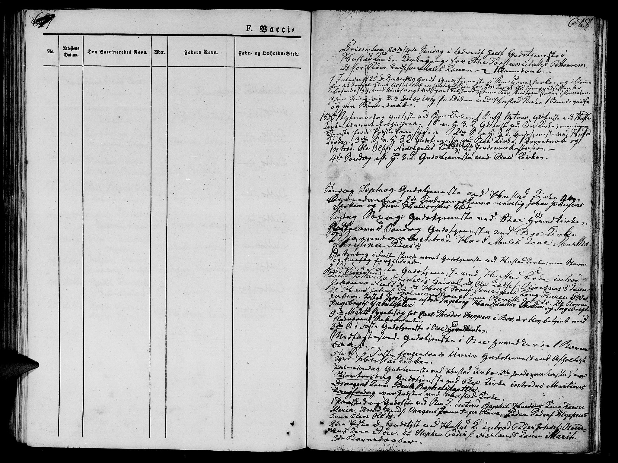 Ministerialprotokoller, klokkerbøker og fødselsregistre - Møre og Romsdal, AV/SAT-A-1454/566/L0765: Parish register (official) no. 566A04, 1829-1841, p. 687-688