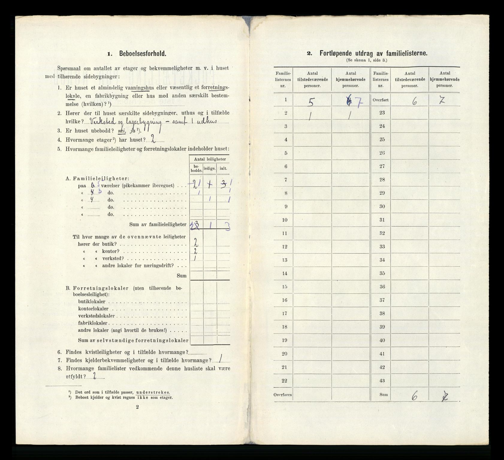 RA, 1910 census for Steinkjer, 1910, p. 1333