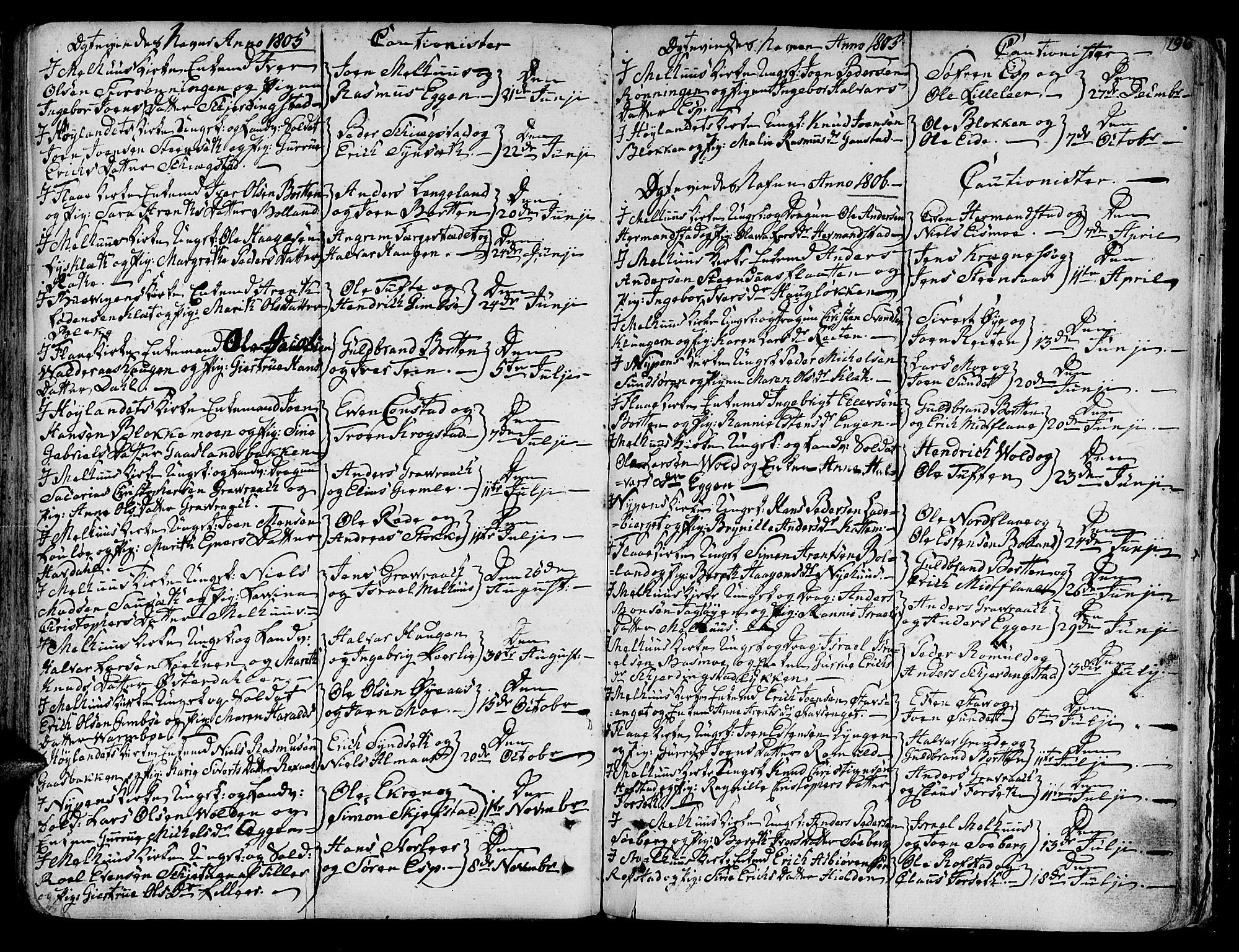 Ministerialprotokoller, klokkerbøker og fødselsregistre - Sør-Trøndelag, SAT/A-1456/691/L1061: Parish register (official) no. 691A02 /1, 1768-1815, p. 196