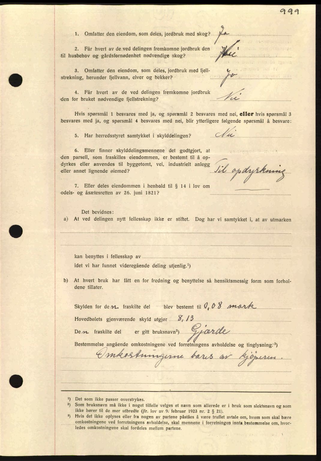 Nordmøre sorenskriveri, AV/SAT-A-4132/1/2/2Ca: Mortgage book no. A93, 1942-1942, Diary no: : 2753/1942