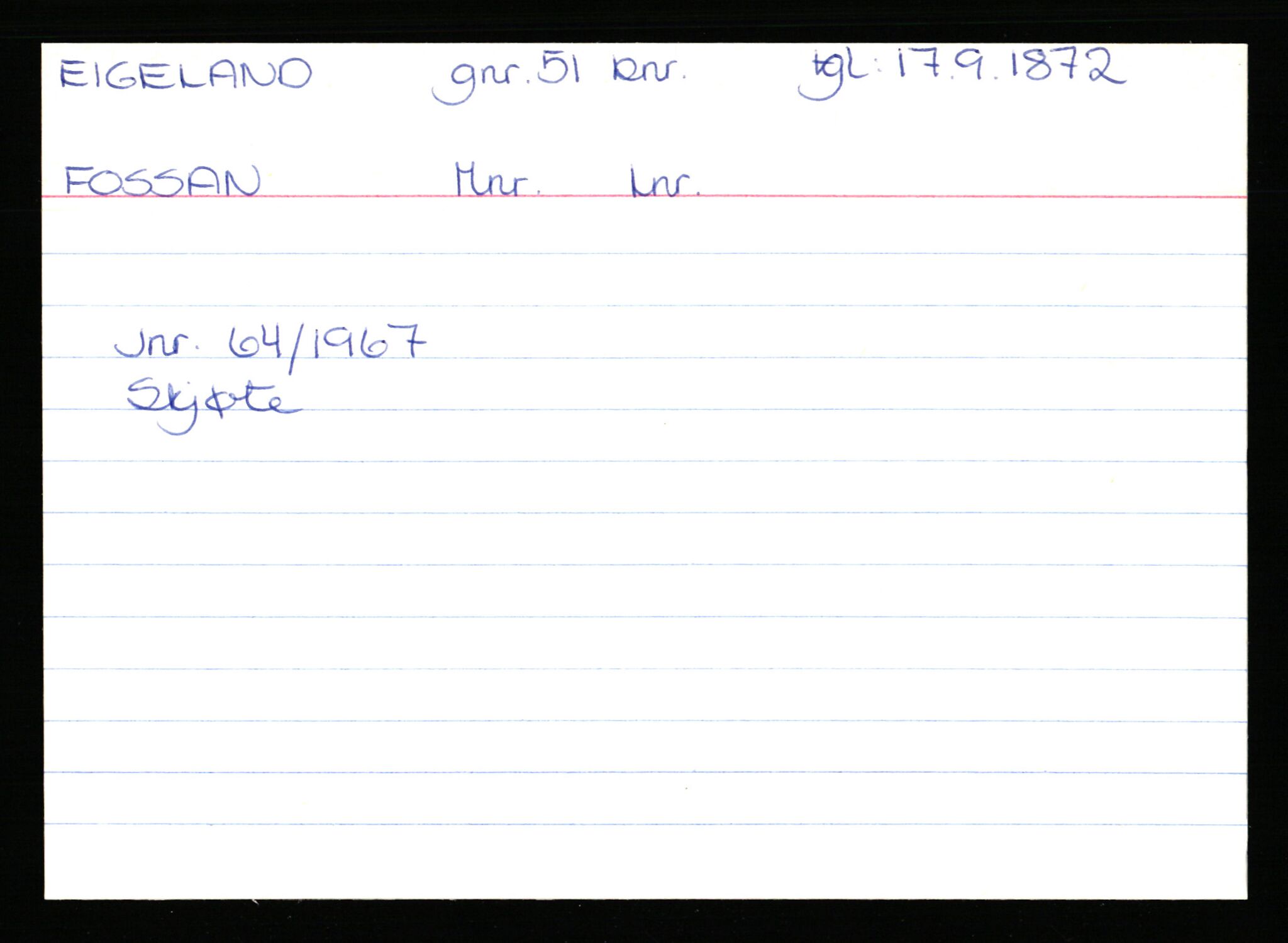 Statsarkivet i Stavanger, AV/SAST-A-101971/03/Y/Yk/L0008: Registerkort sortert etter gårdsnavn: Eig - Erlien, 1750-1930, p. 142