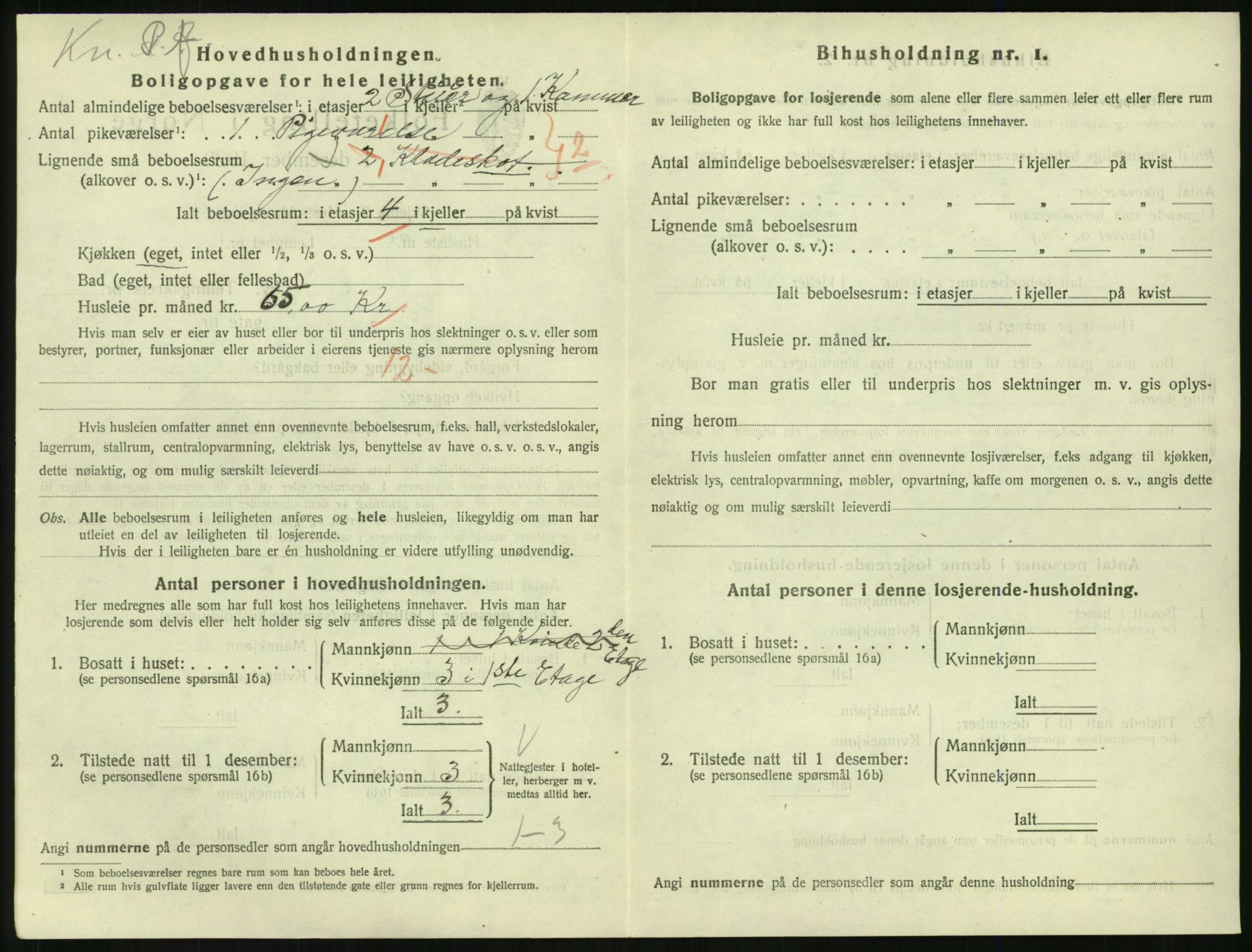 SAKO, 1920 census for Larvik, 1920, p. 5195