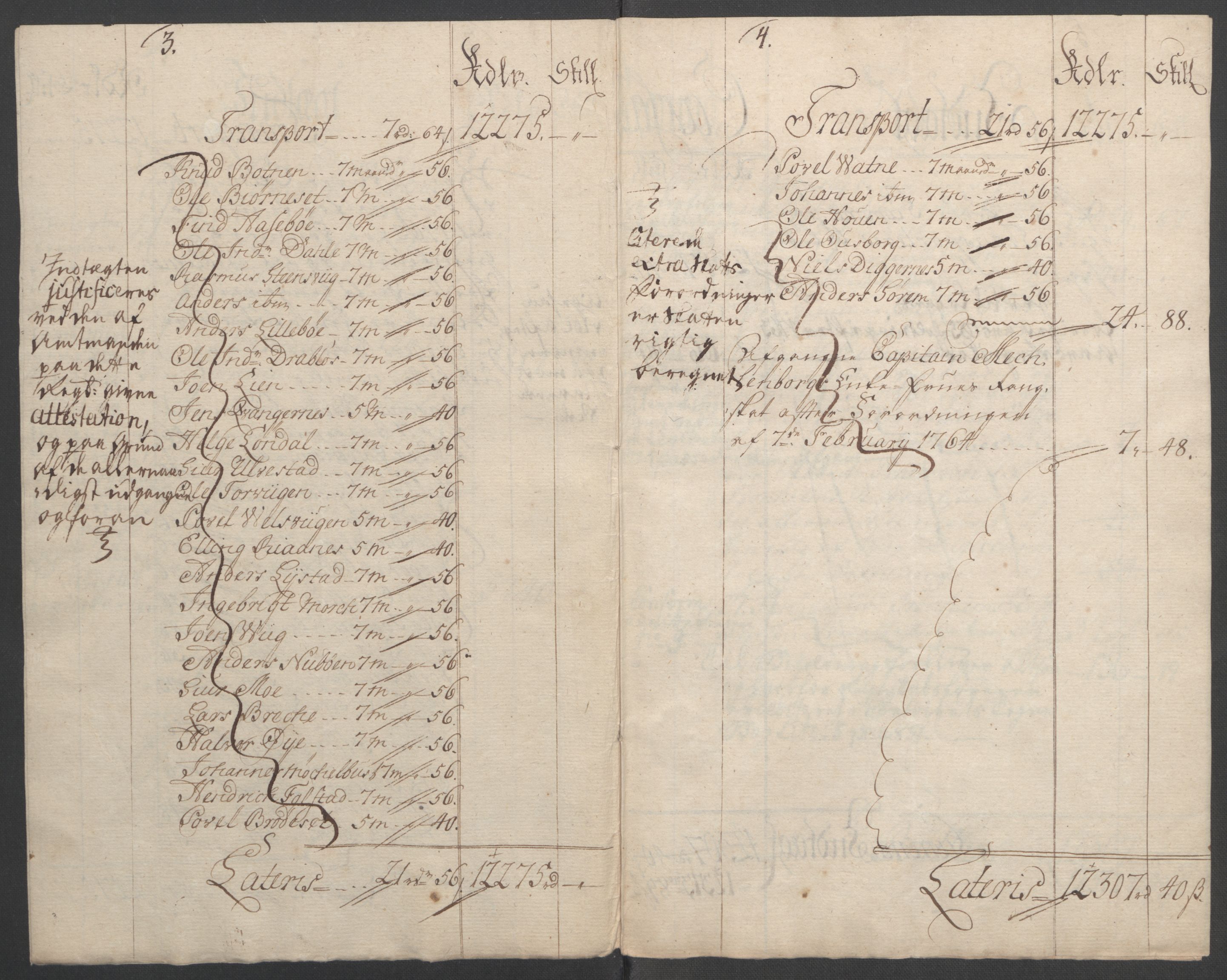 Rentekammeret inntil 1814, Reviderte regnskaper, Fogderegnskap, RA/EA-4092/R54/L3645: Ekstraskatten Sunnmøre, 1762-1772, p. 35